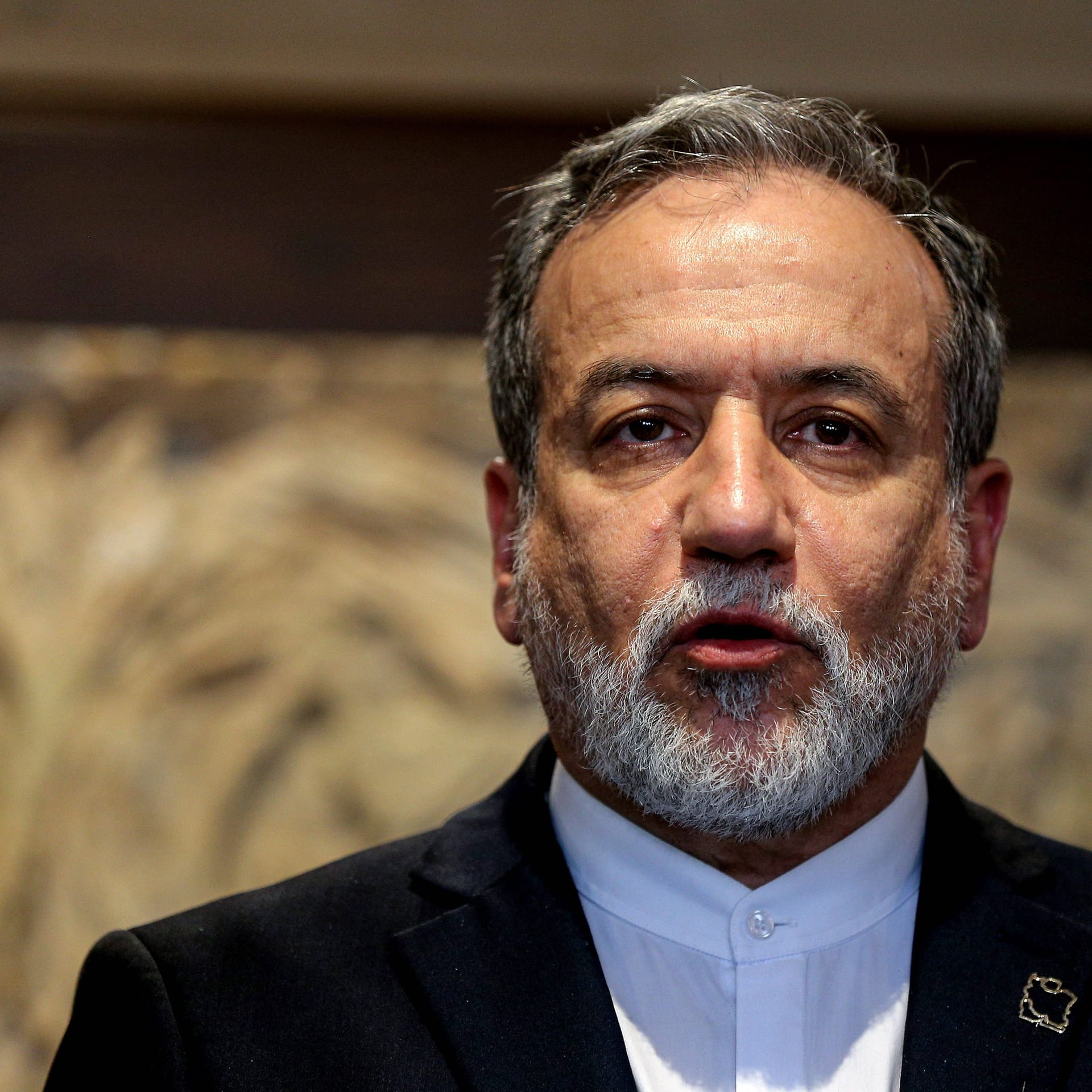 Irans Außenminister Abbas Araghtschi (Archivbild): Araghtschi hat einen Brief an den UN-Sicherheitsrat verfasst.