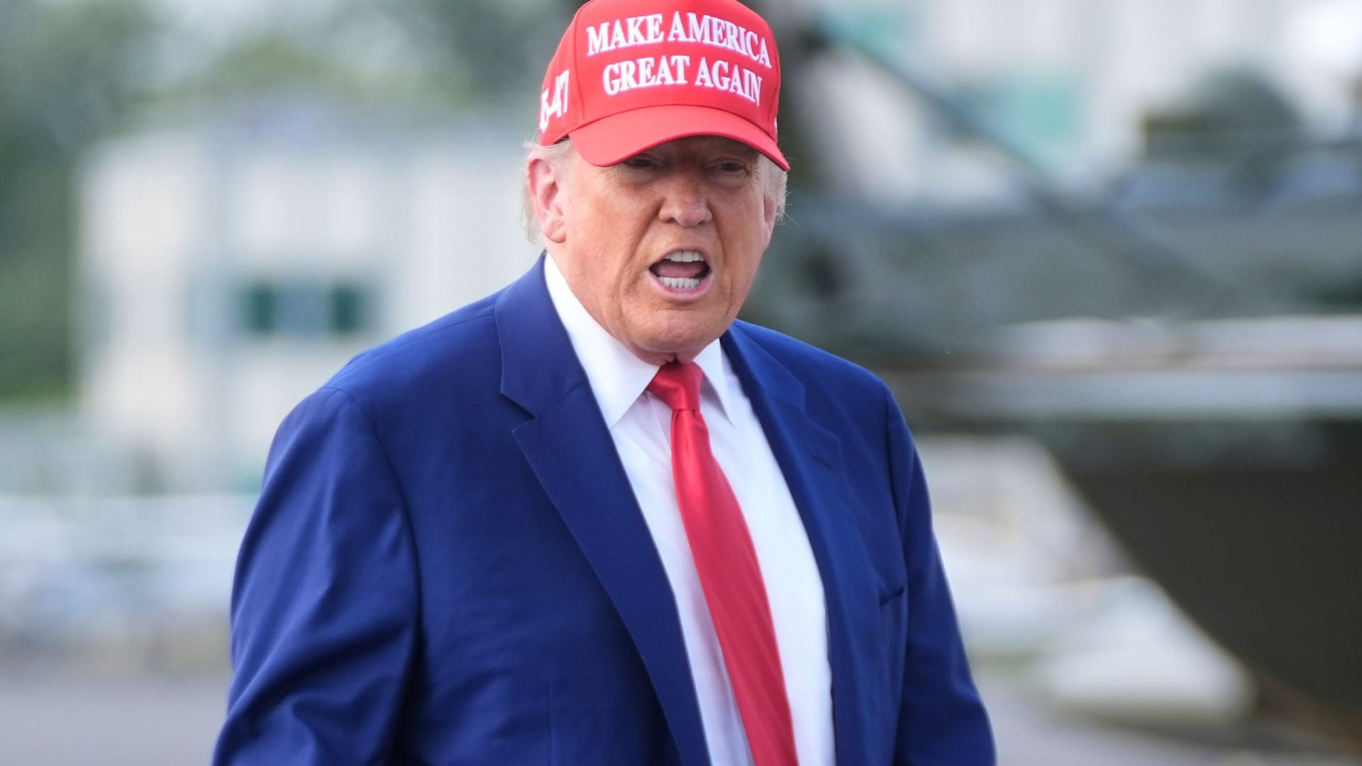 US-Präsident Trump unterwegs US-Präsident Trump unterwegs