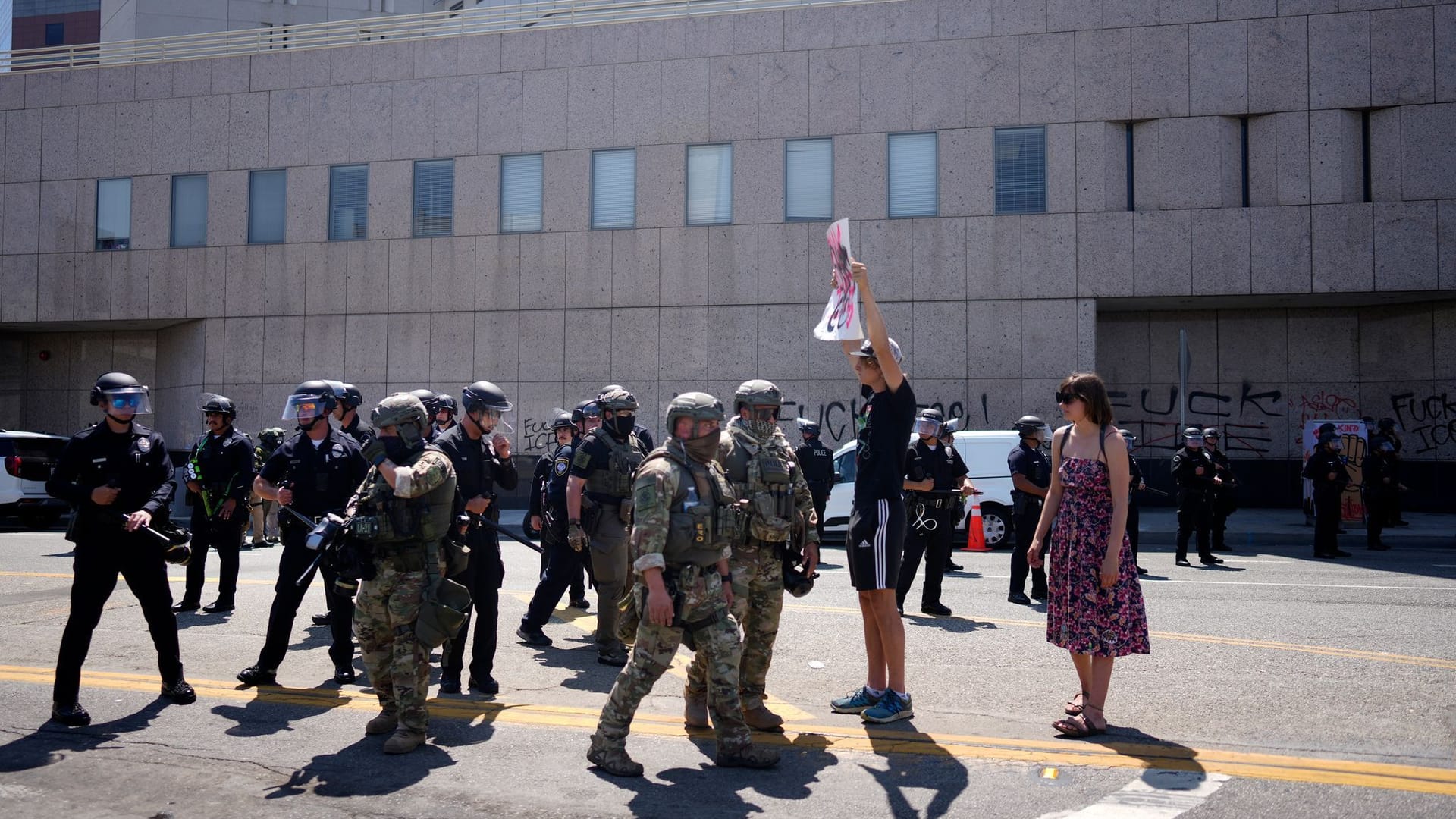 Proteste in Kalifornien - Los Angeles
