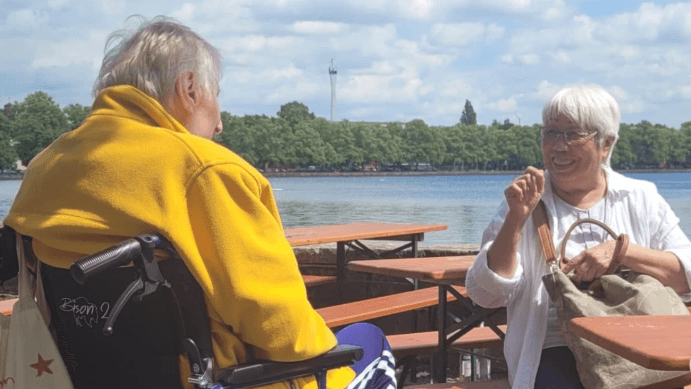 Für Dirk ging ein letzter Wunsch in Erfüllung. Mit dabei war seine Frau Anja. Für Dirk ging ein letzter Wunsch in Erfüllung. Mit dabei war seine Frau Anja.