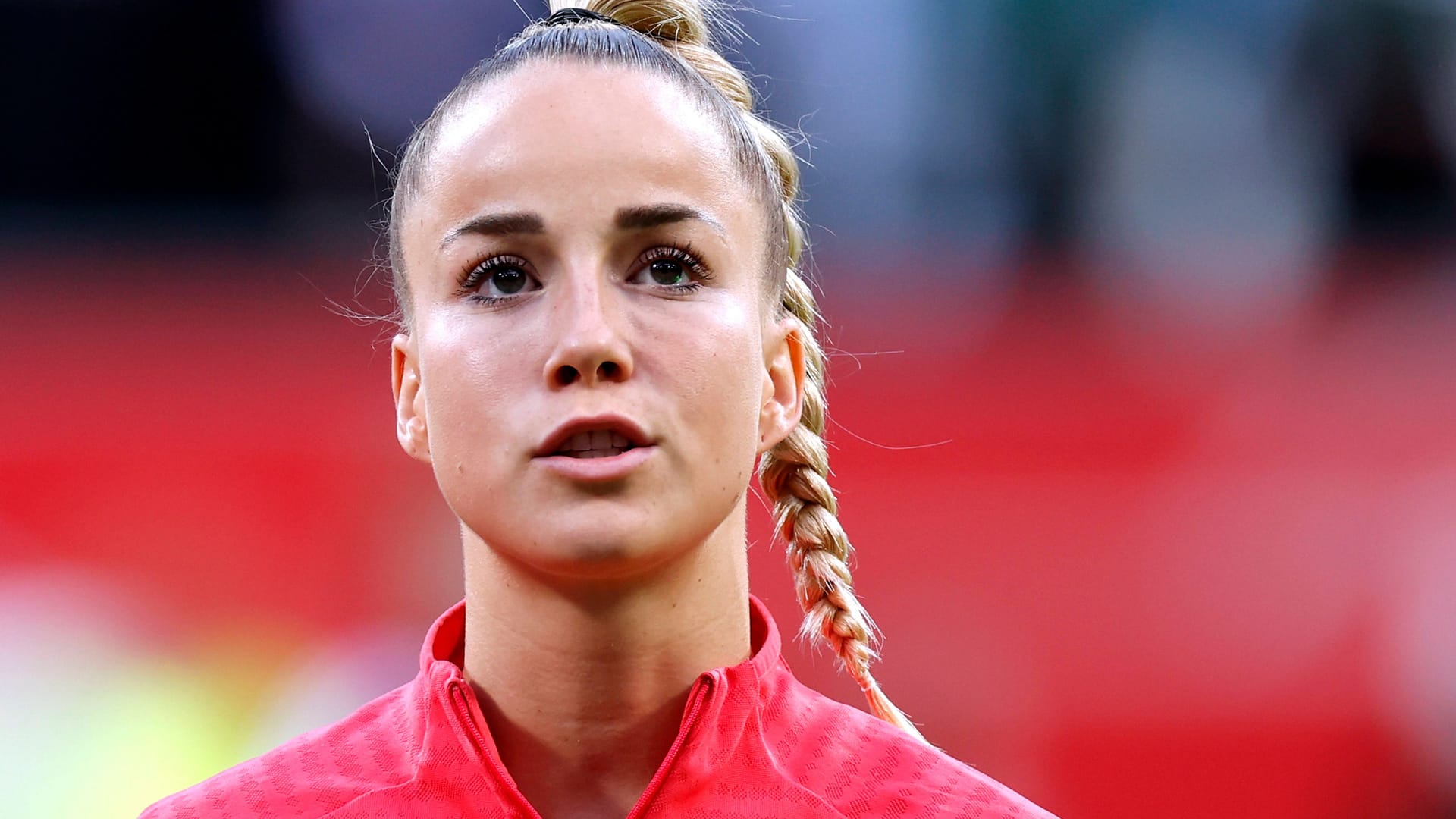 Giulia Gwinn: Sie führt die deutsche Nationalmannschaft als Kapitänin an. Giulia Gwinn: Sie führt die deutsche Nationalmannschaft als Kapitänin an.