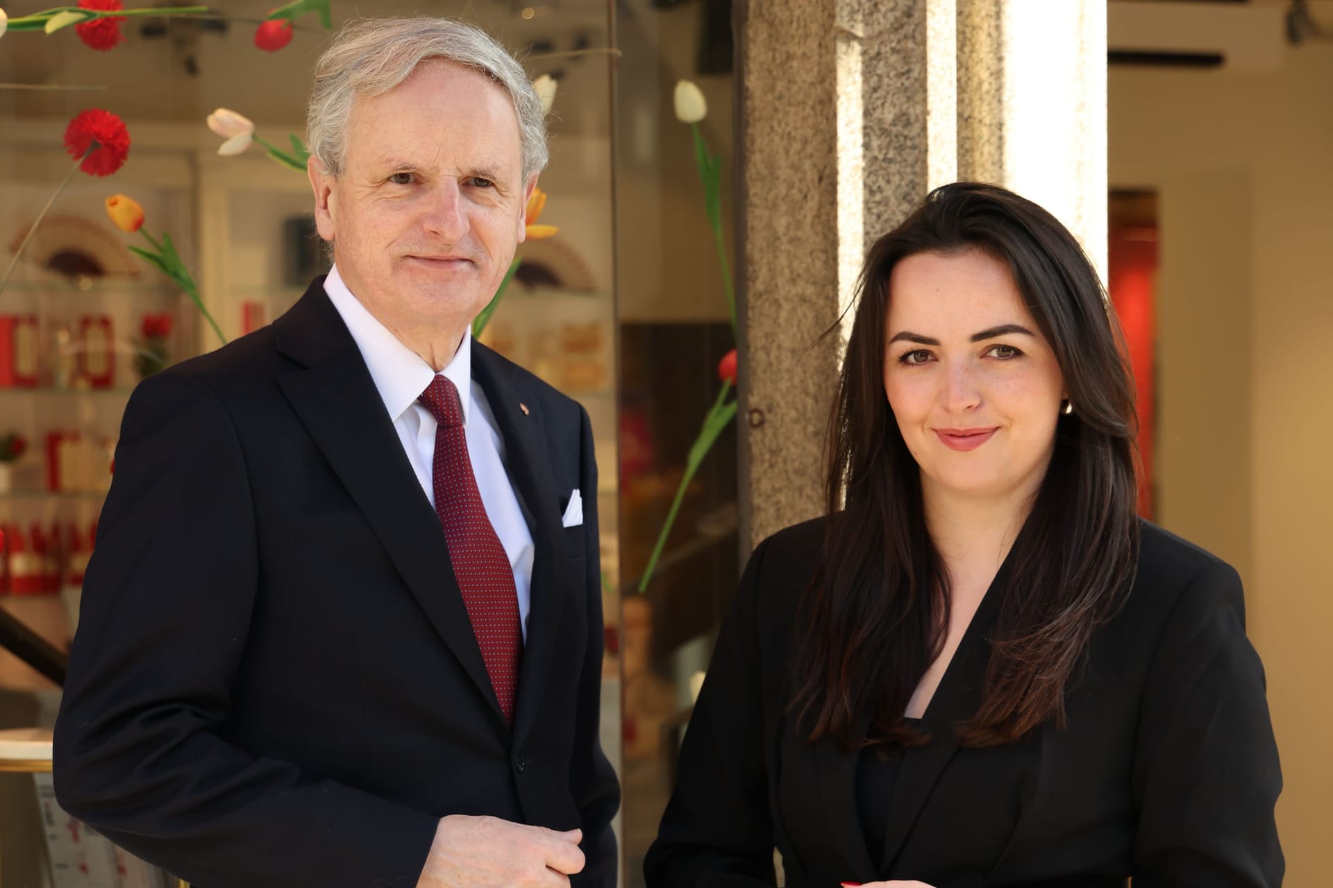 Johann Maria Farina und seine Tochter Louise führen das Unternehmen Farina in achter und neunter Generation.