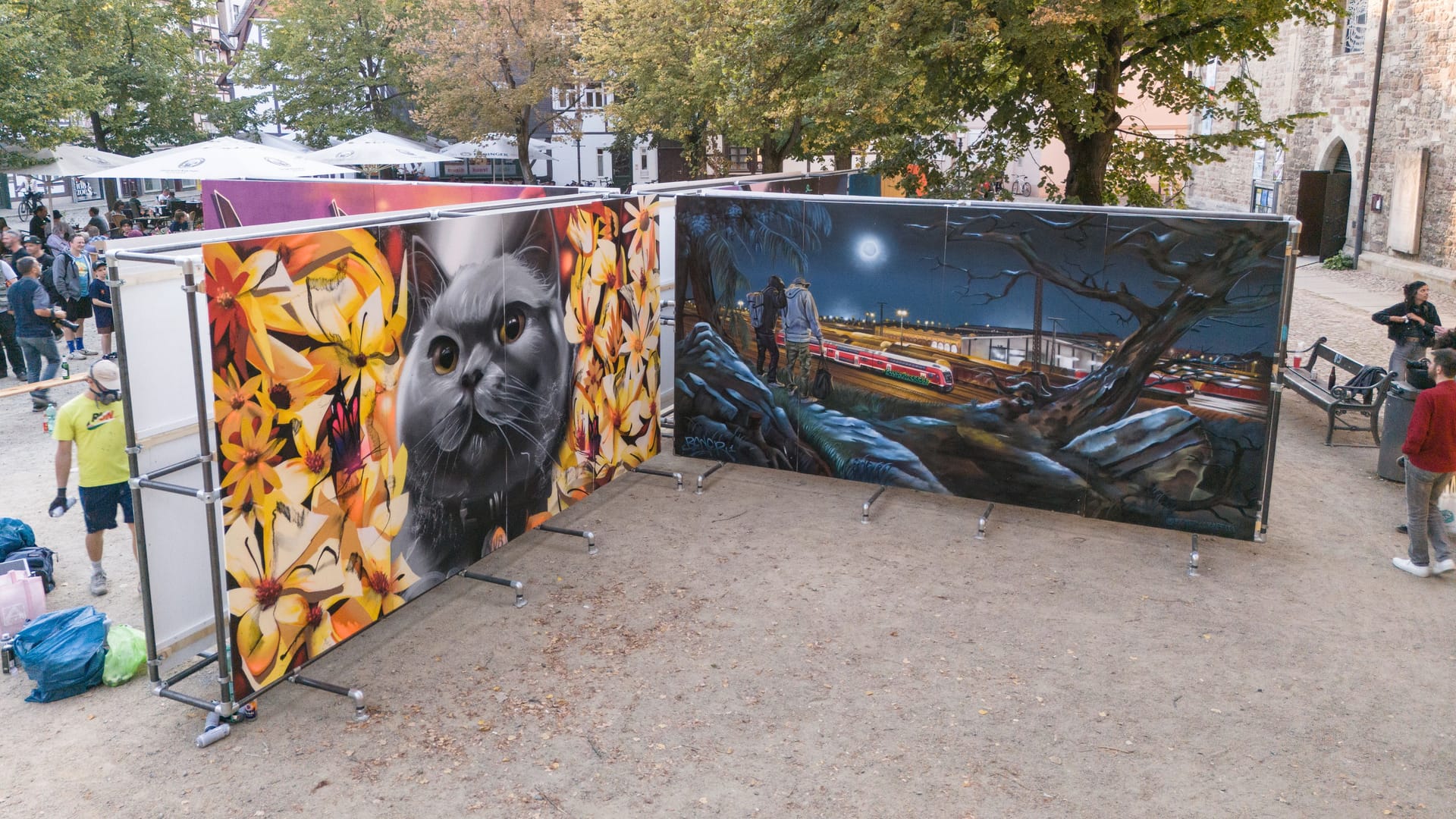 Kunstwerke in der Innenstadt: Das Braunschweiger Zentrum wird auch in diesem Sommer wieder bunt.