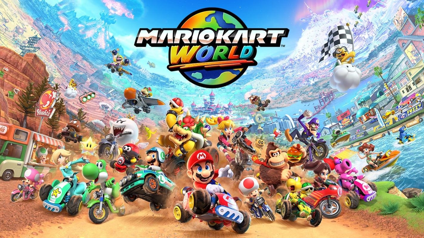 Das neue "Mario Kart World" dürfte zum Start für die meisten Nintendo-Fans das spannendste Spiel für die Switch 2 sein.