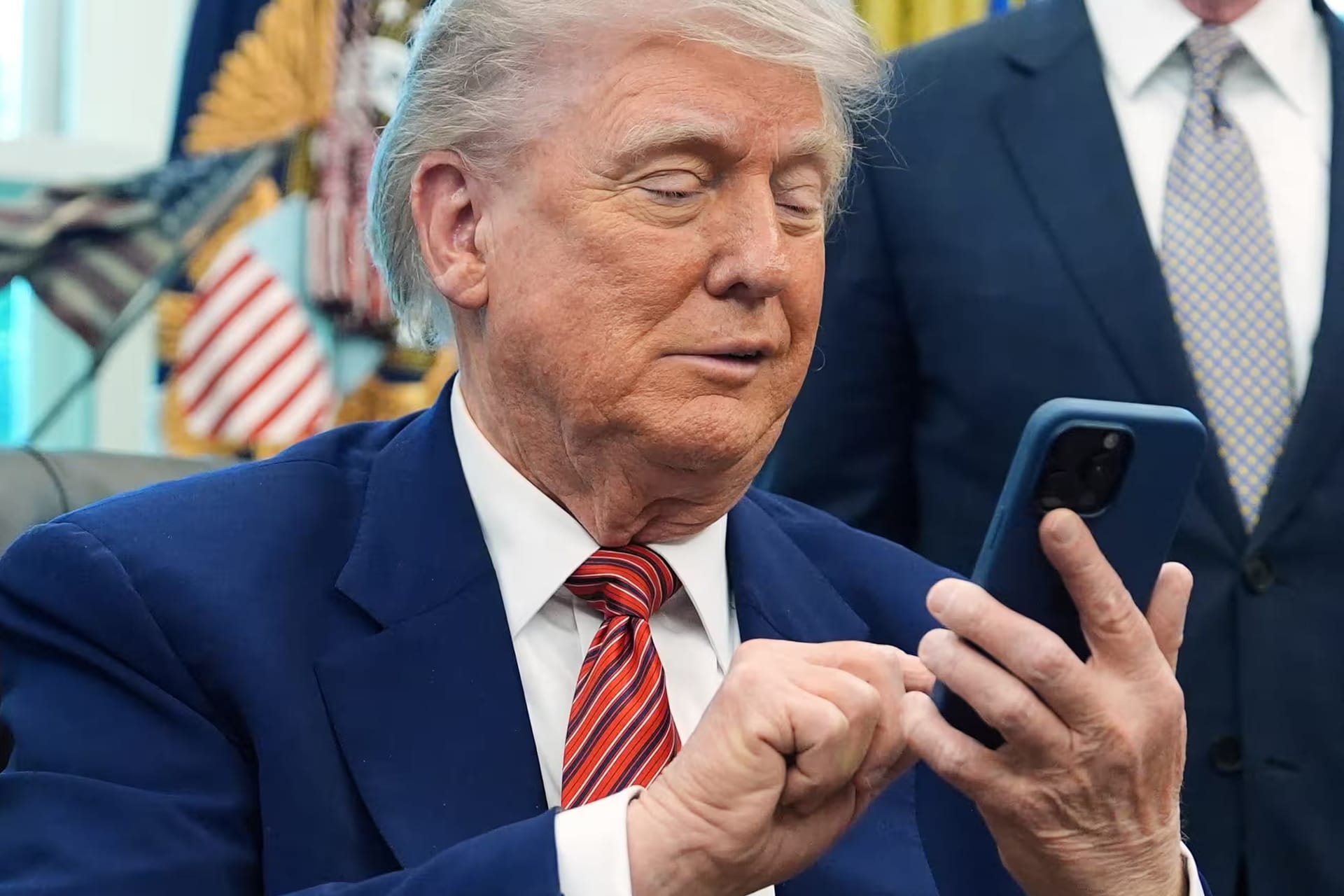 Mister Trump kommuniziert am liebsten per Social-Media-Post. Da kann ihm keiner widersprechen.