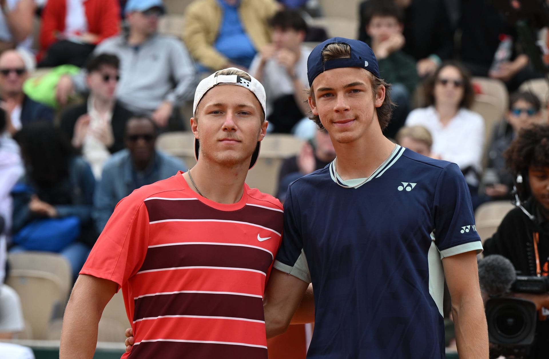 Max Schönhaus und Niels McDonald (r.): Sie spielten ein deutsches Finale.