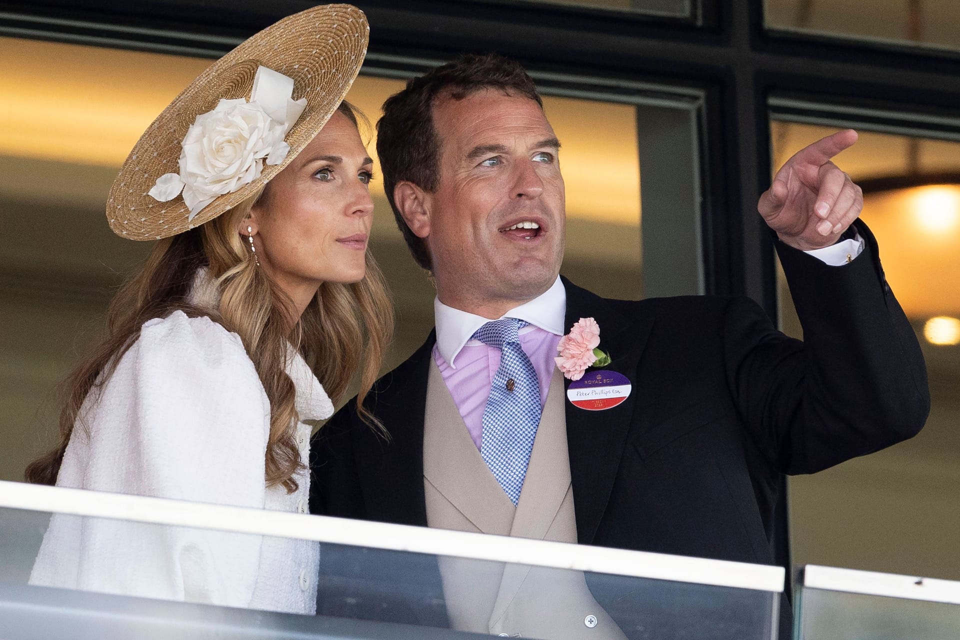 Harriet Sperling und Peter Phillips: Die beiden besuchten am Dienstag gemeinsam Royal Ascot.