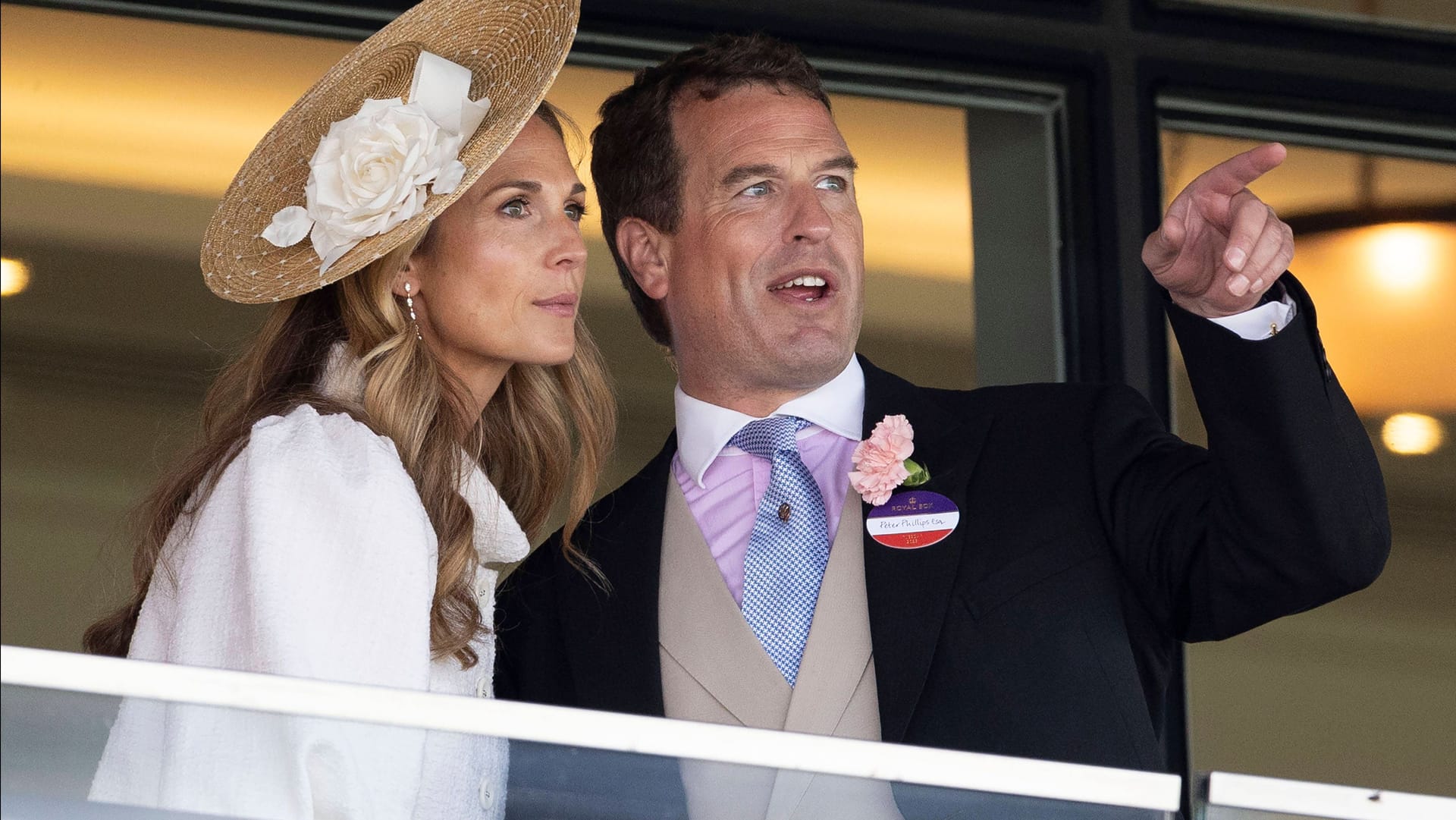 Harriet Sperling und Peter Phillips: Die beiden besuchten am Dienstag gemeinsam Royal Ascot.