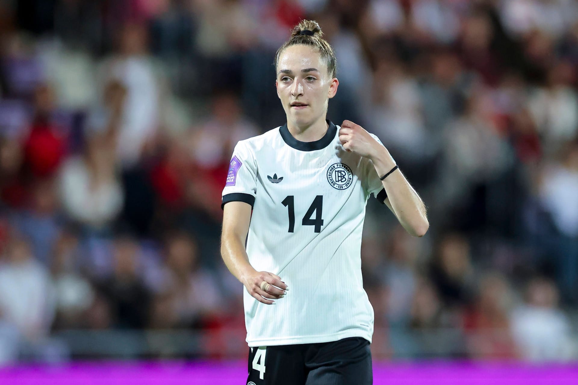 Sophia Kleinherne: Abwehr, Eintracht Frankfurt (künftig VfL Wolfsburg) Sophia Kleinherne: Abwehr, Eintracht Frankfurt (künftig VfL Wolfsburg)