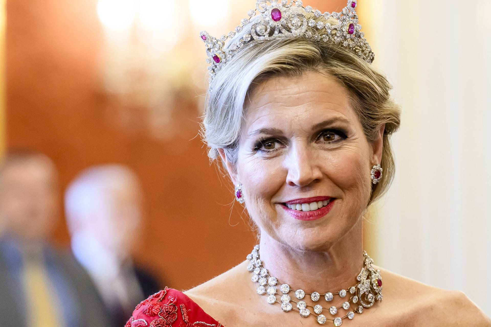 Máxima der Niederlande: Sie ist mit ihrem Mann auf Staatsbesuch in Tschechien.