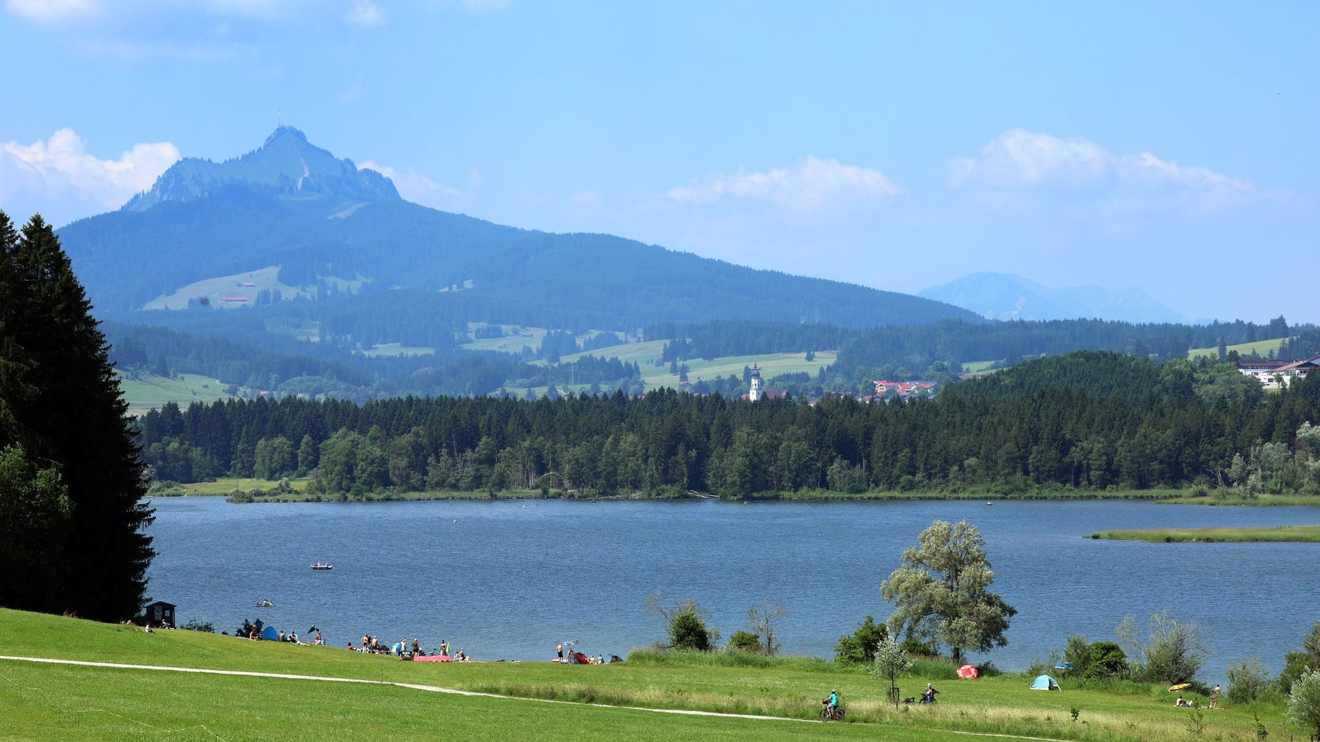 Grüntensee in Bayern