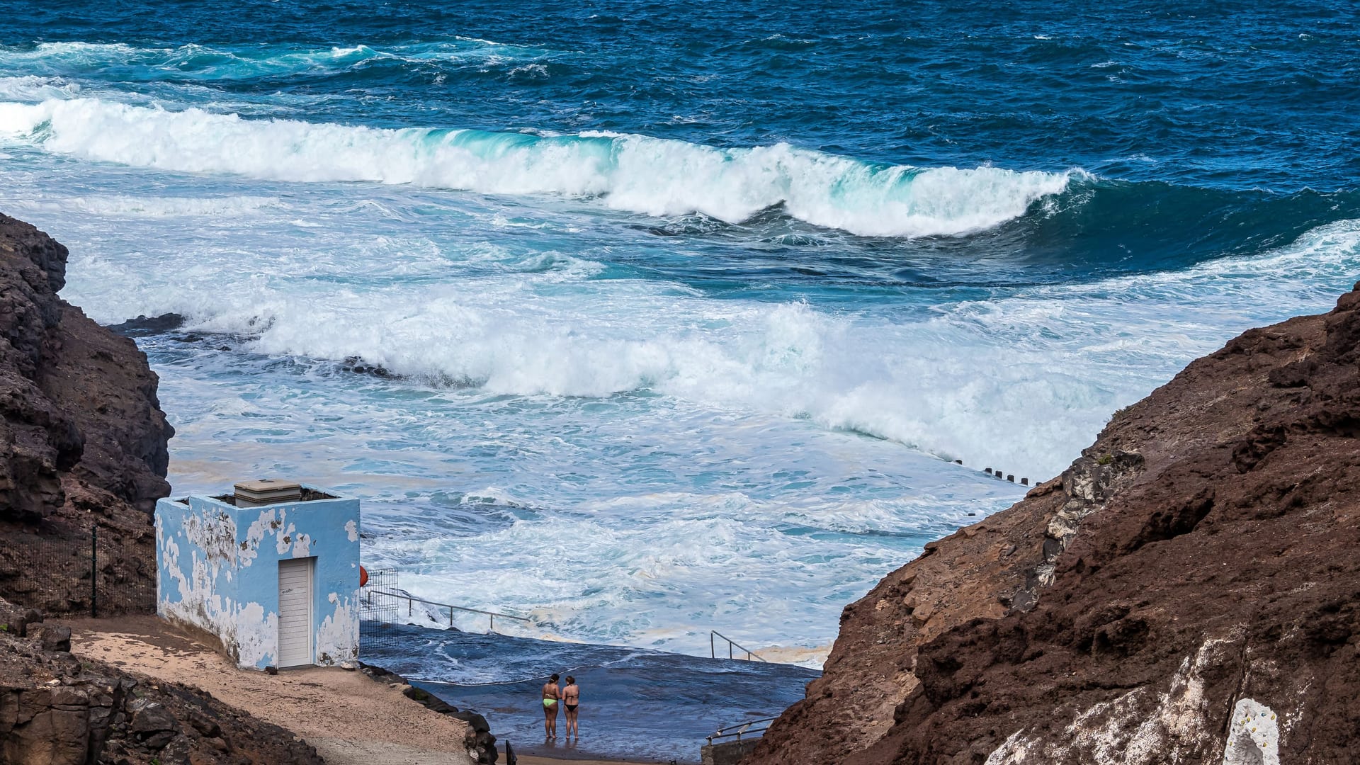 Roque Prieto auf Gran Canaria: Das Wasser ist glasklar.