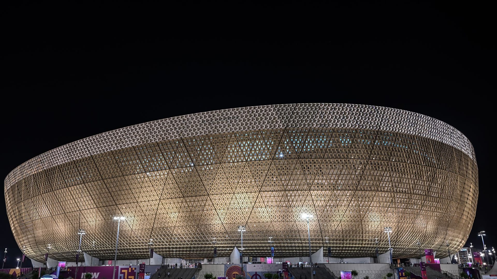 Das Lusail Stadion in Katar Das Lusail Stadion in Katar
