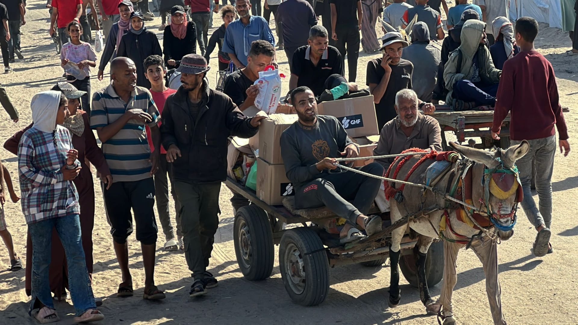 Nahostkonflikt - GHF-Hilfsgüterverteilung in Rafah