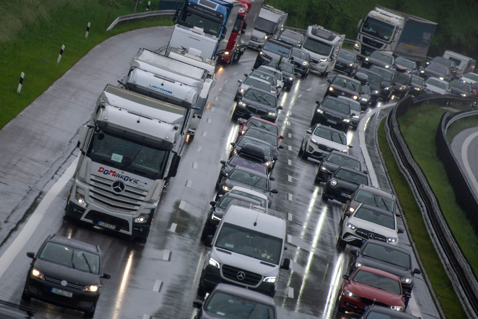 Verkehrslage am Pfingstwochenende in Bayern
