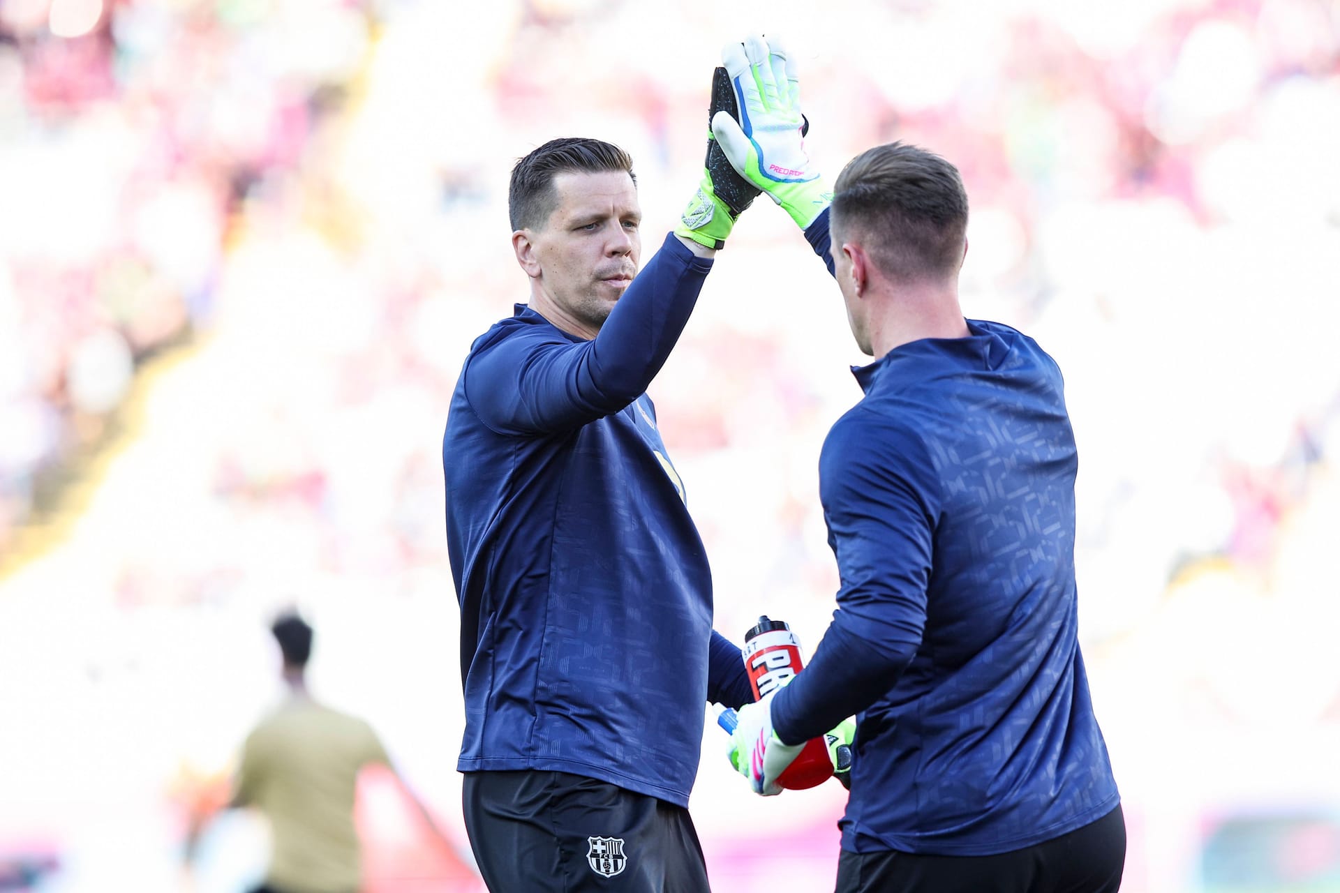 Wojciech Szczęsny und Marc-André ter Stegen (r.): Zuletzt genoss der Pole den Vorzug im Barça-Tor.
