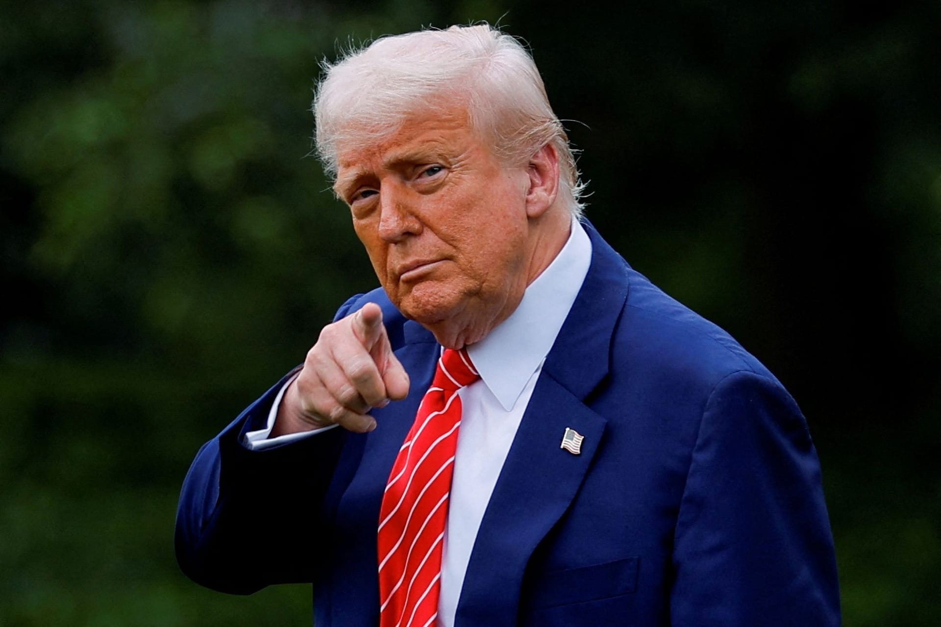 Donald Trump beendet seinen Besuch in Pennsylvania am 30. Mai 2025
