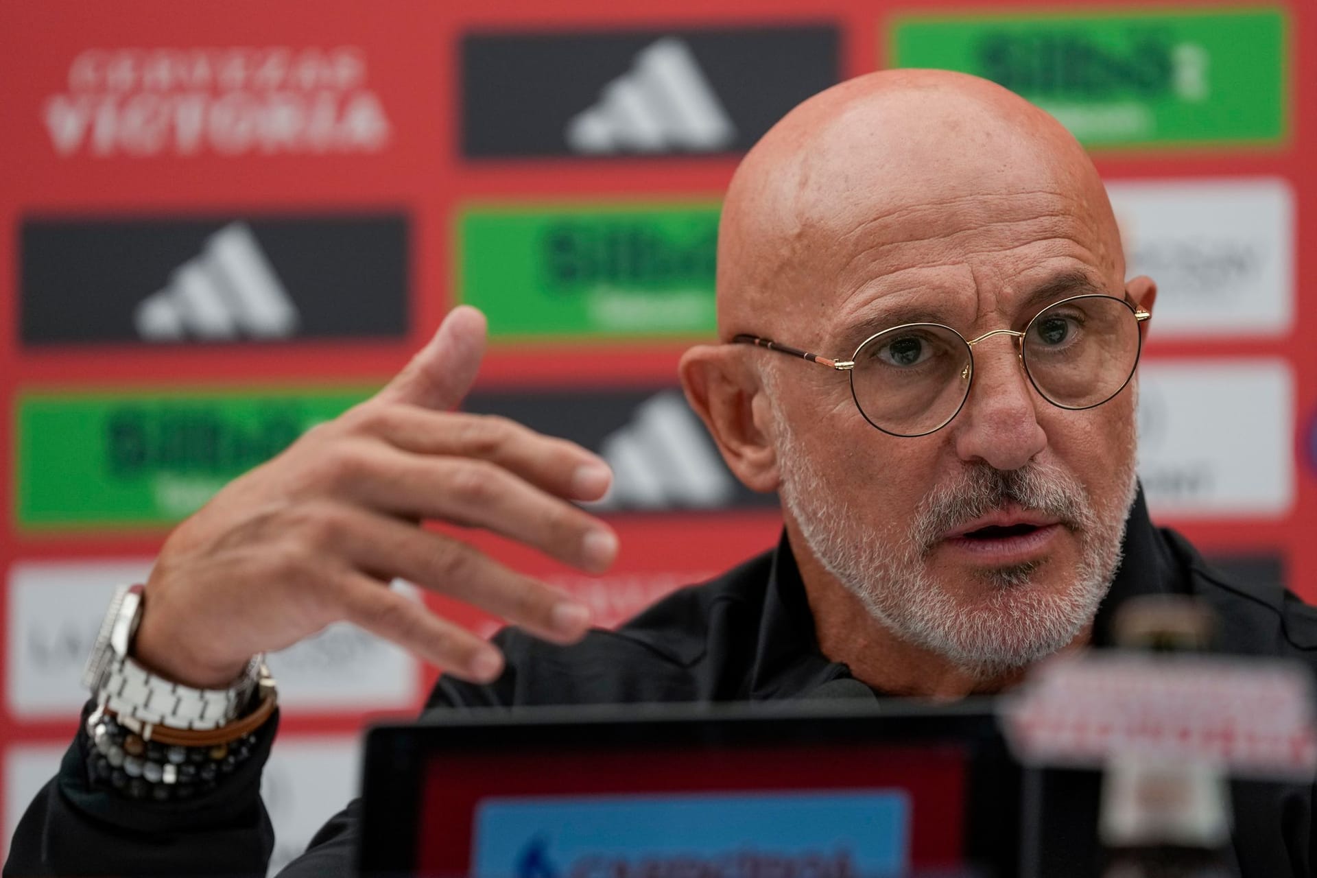 Pressekonferenz spanische Fußball-Nationalmannschaft