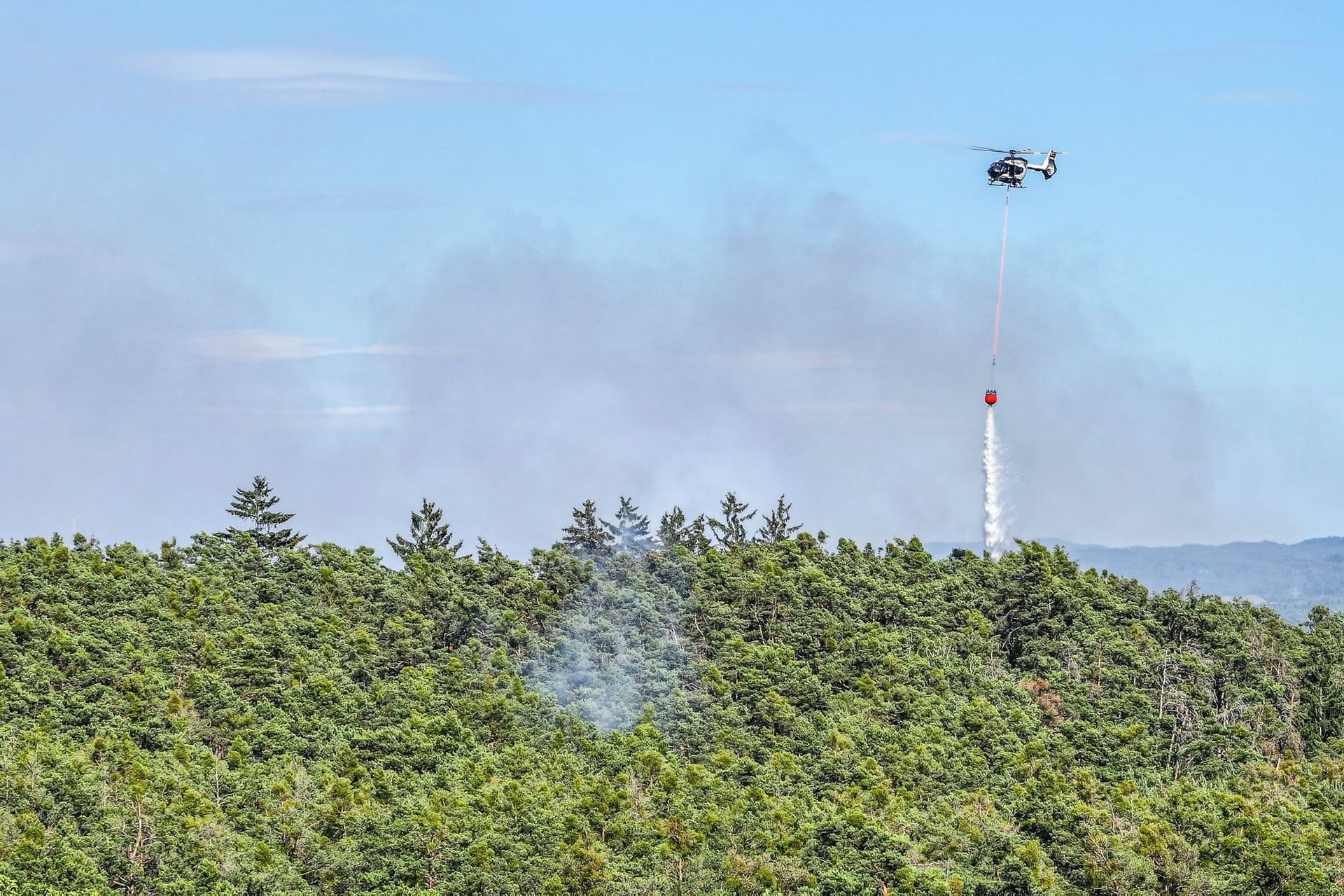 Waldbrand bei Wendelstein