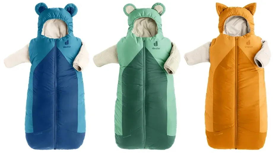 Die betroffenen Produkte: Kleinkinder können in den Deuter-Schlafsack hineinrutschen.