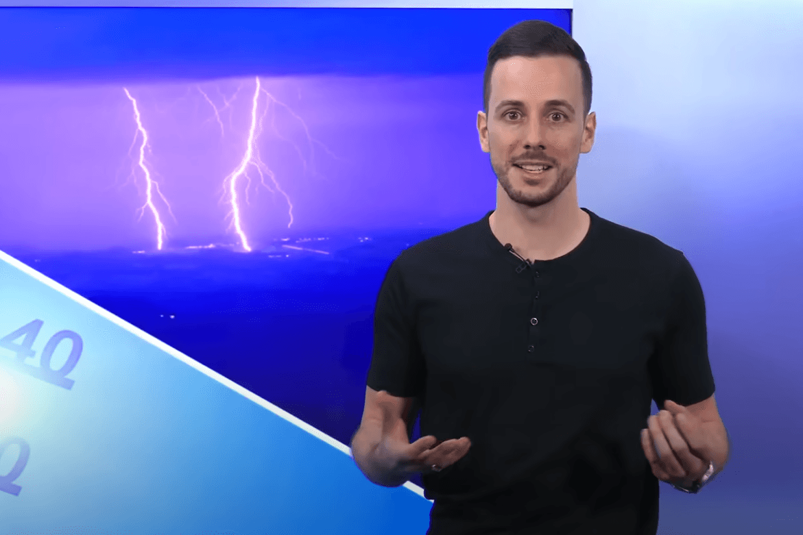 Meteorologe Adrian Leyser Sturm vom Deutschen Wetterdienst. Meteorologe Adrian Leyser Sturm vom Deutschen Wetterdienst.