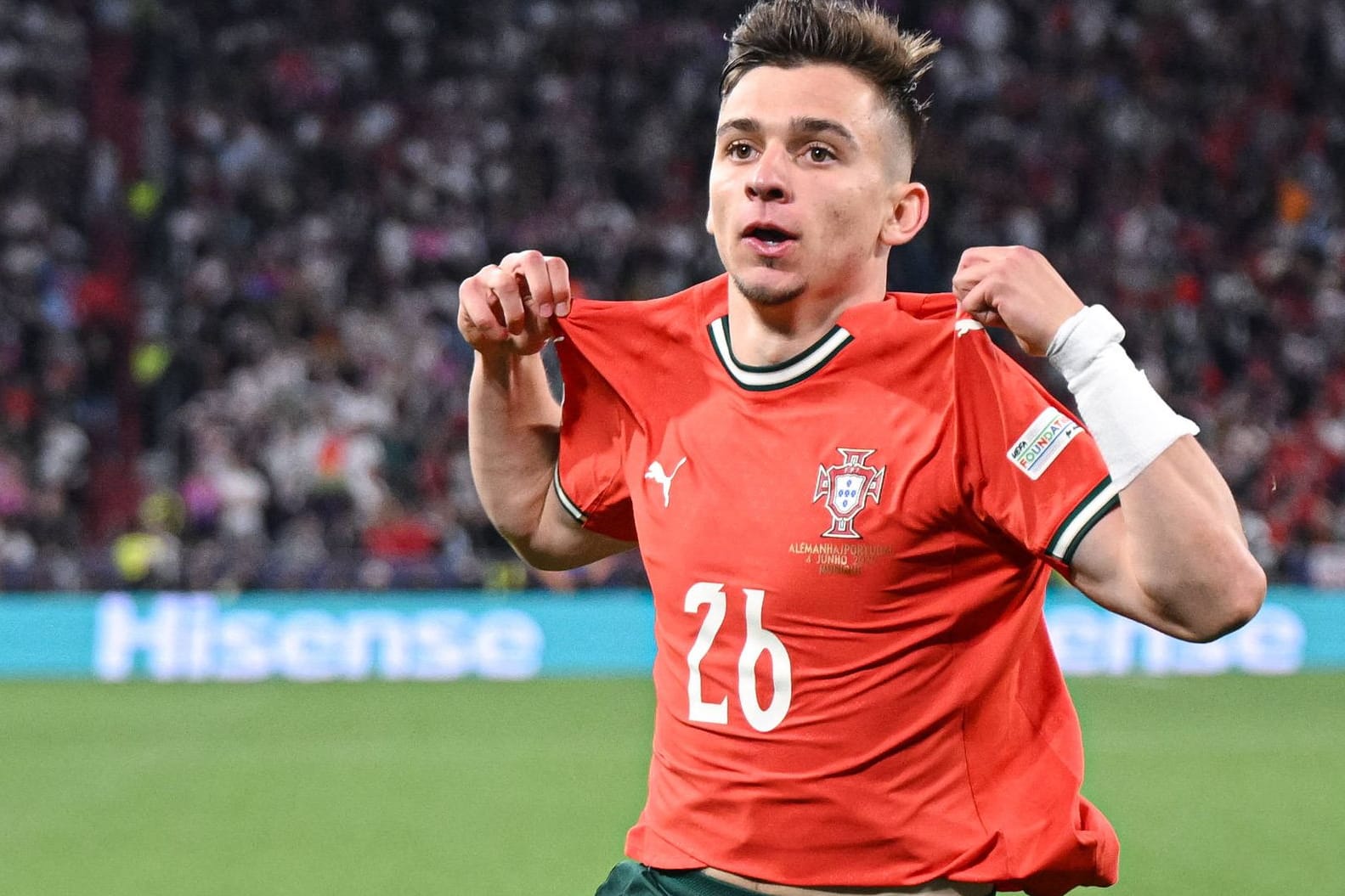 Francisco Conceição: Der Flügelstürmer wurde zum "Spieler des Spiels" gewählt.