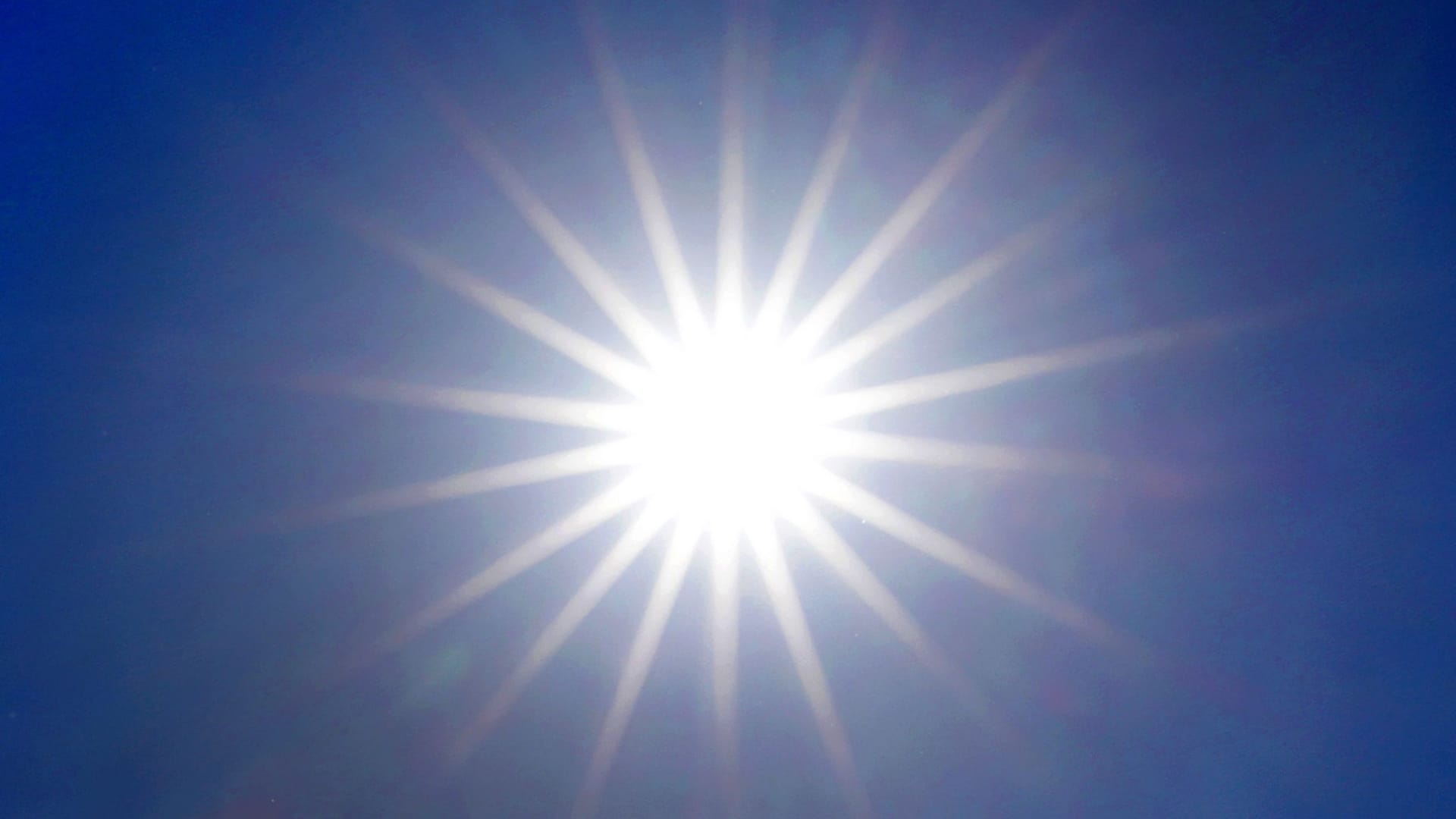 Sonne und Hitze