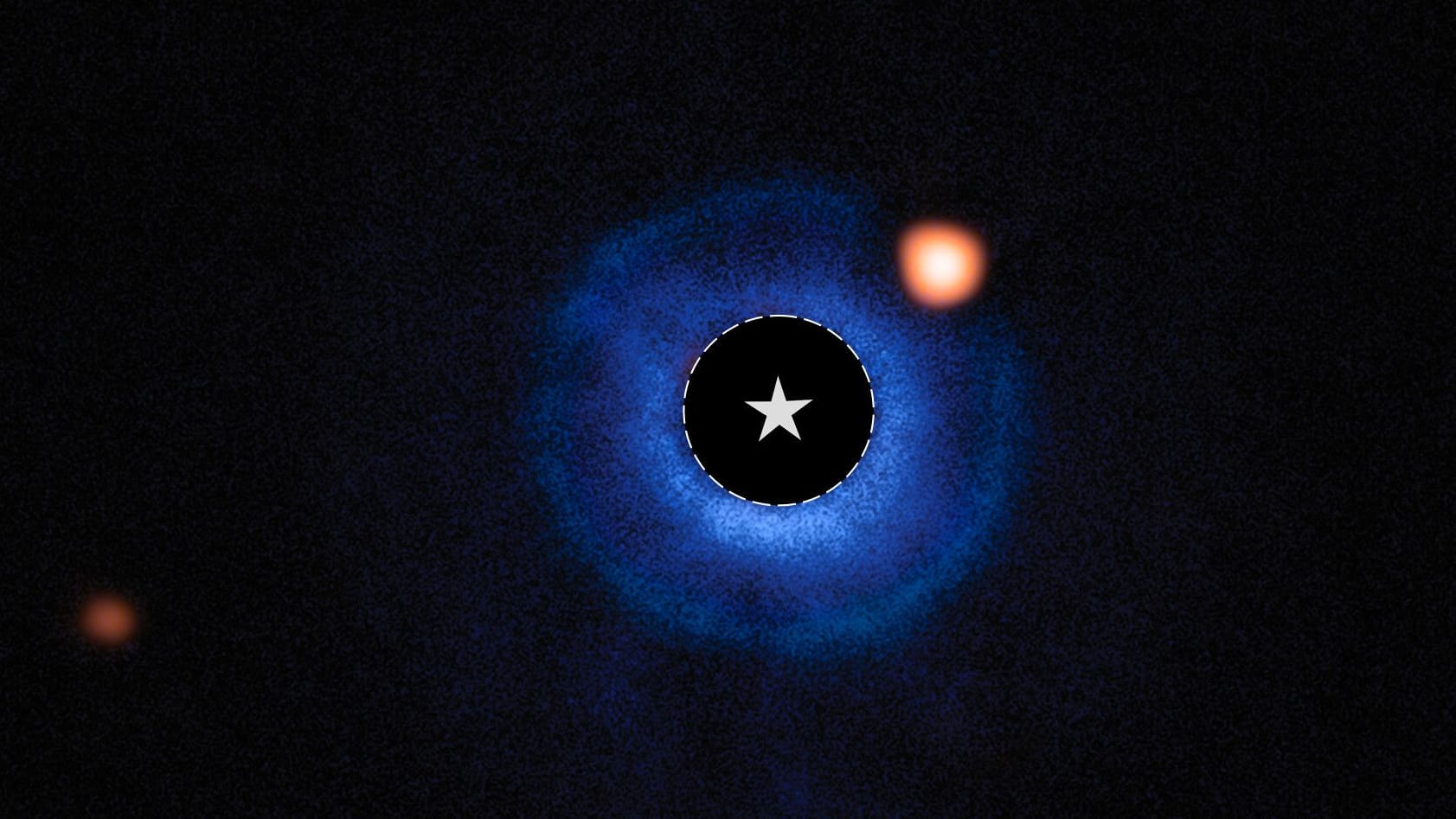 High-contrast coronograph image of TWA 7b High-contrast coronograph image of TWA 7b