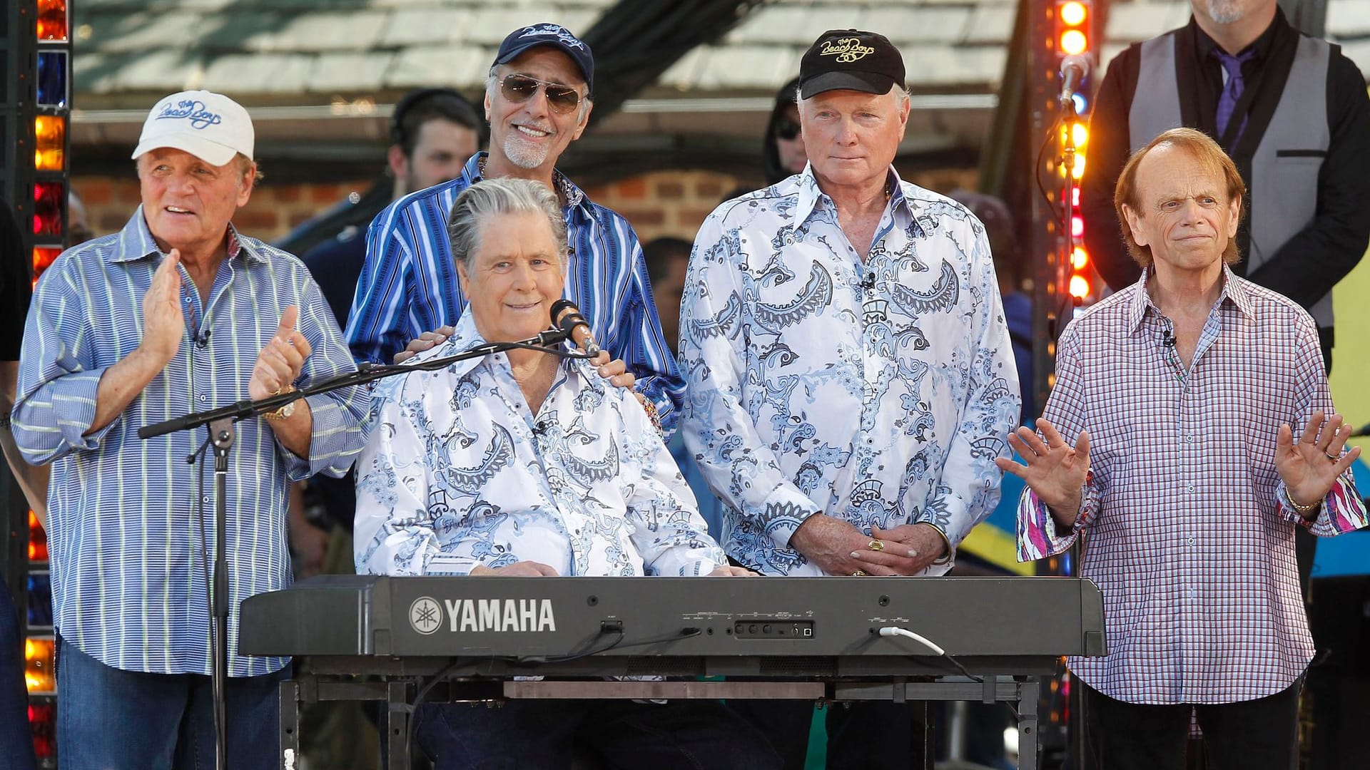 Die letzte Besetzung der Beach Boys (v.l.n.r.): Bruce Johnston, David Marks, Brian Wilson, Mike Love und Al Jardine.
