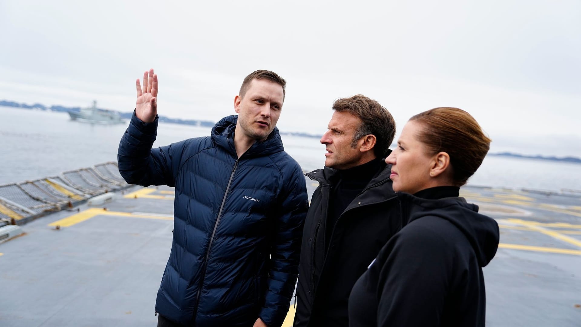 Macron in Grönland Macron in Grönland