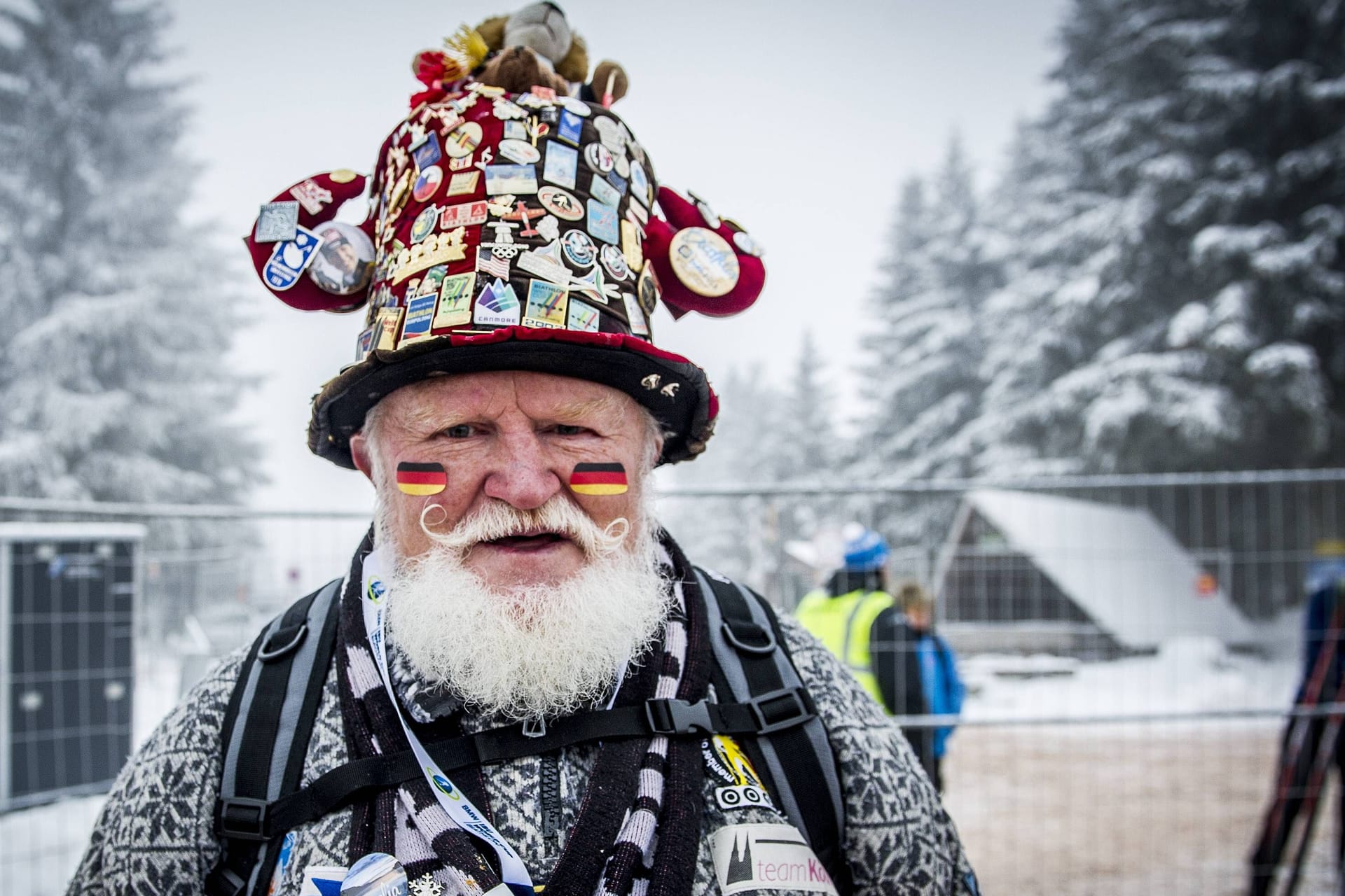 Norbert Starke: Der Biathlonfan hat hohen Wiedererkennungswert.