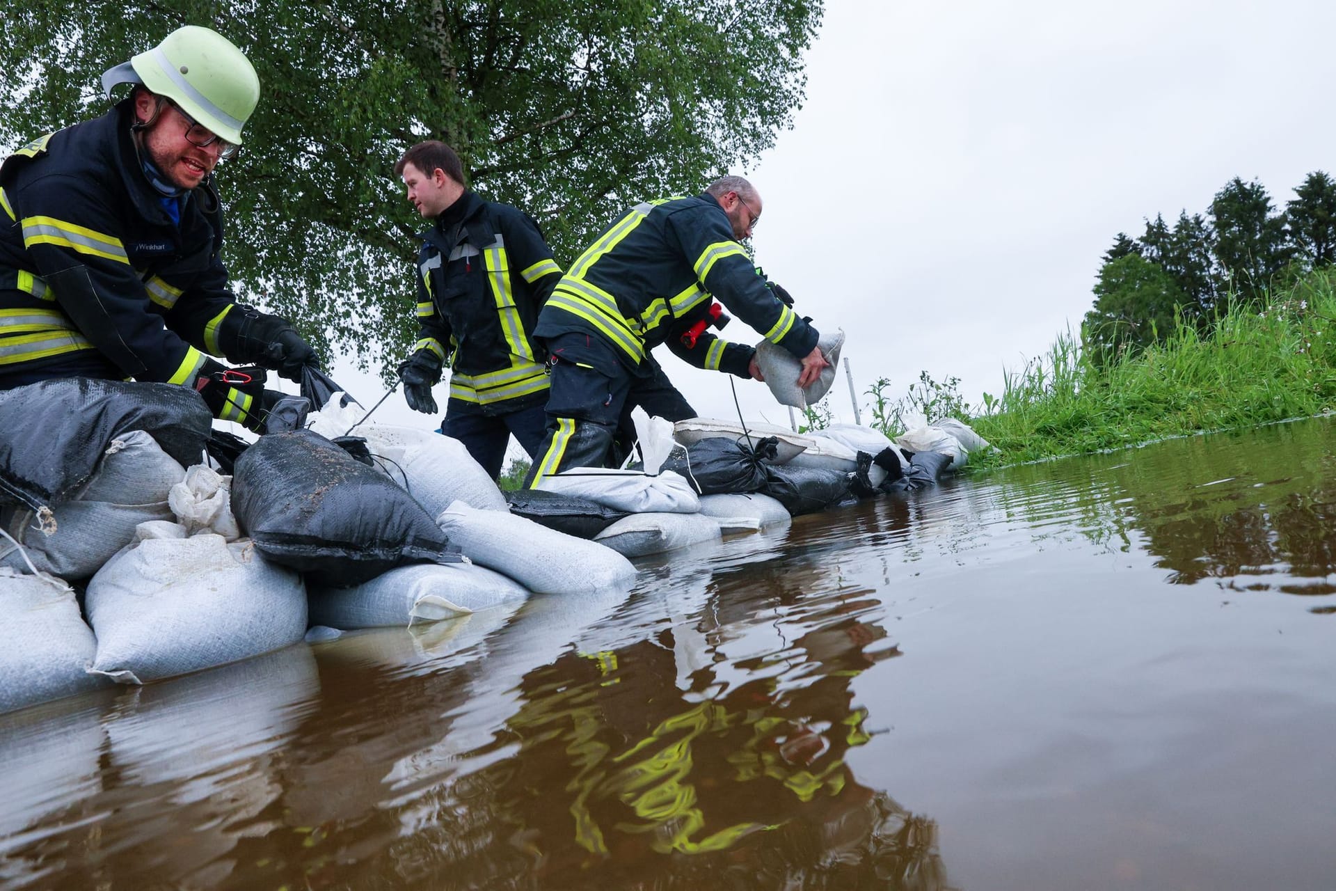 Hochwasser in Baden-Württemberg - Bad Saulgau