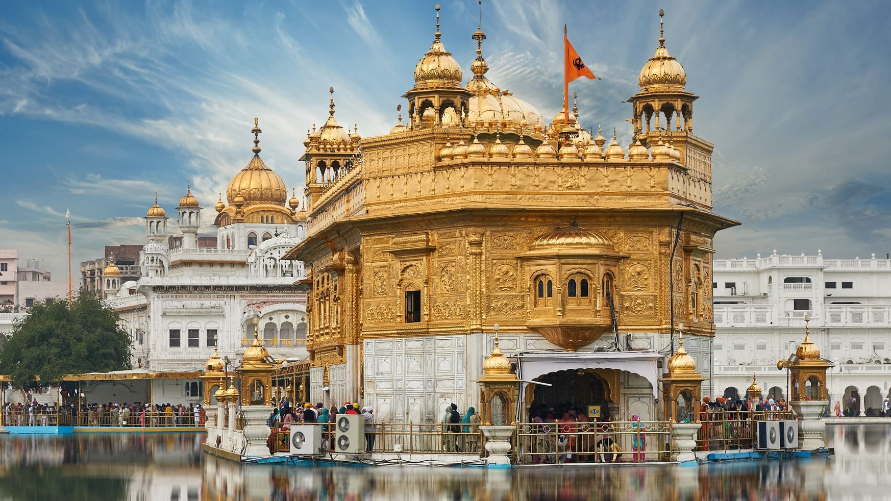 Der Goldene Tempel in Amritsar, Punjab, Indien