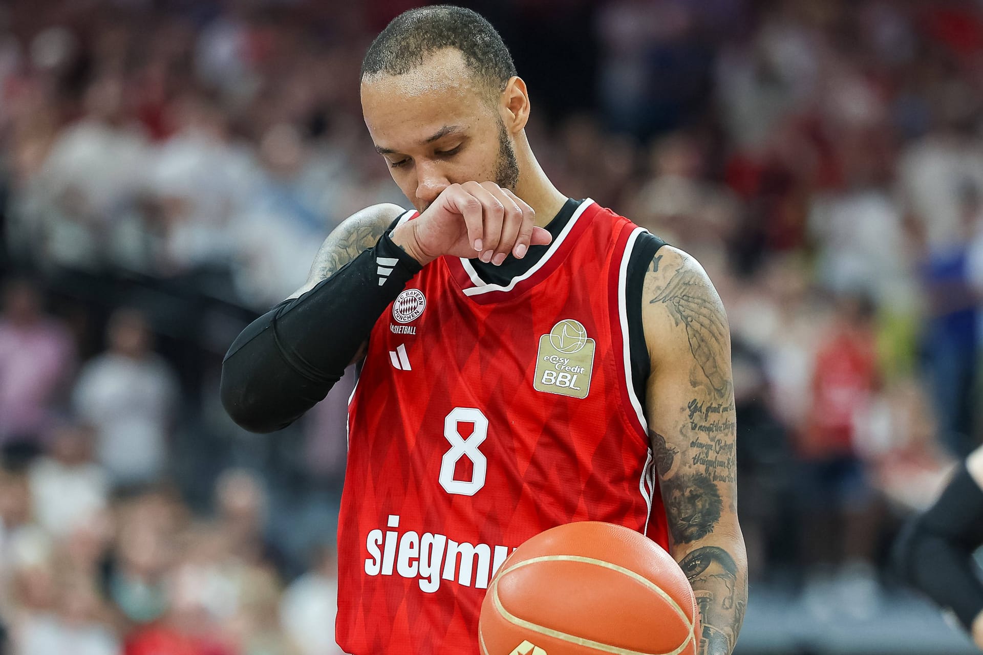 Bayerns Shabazz Napier beim Freiwurf gegen Ulm: Die Münchner dürfen sich in der Finalserie nun nichts mehr leisten.