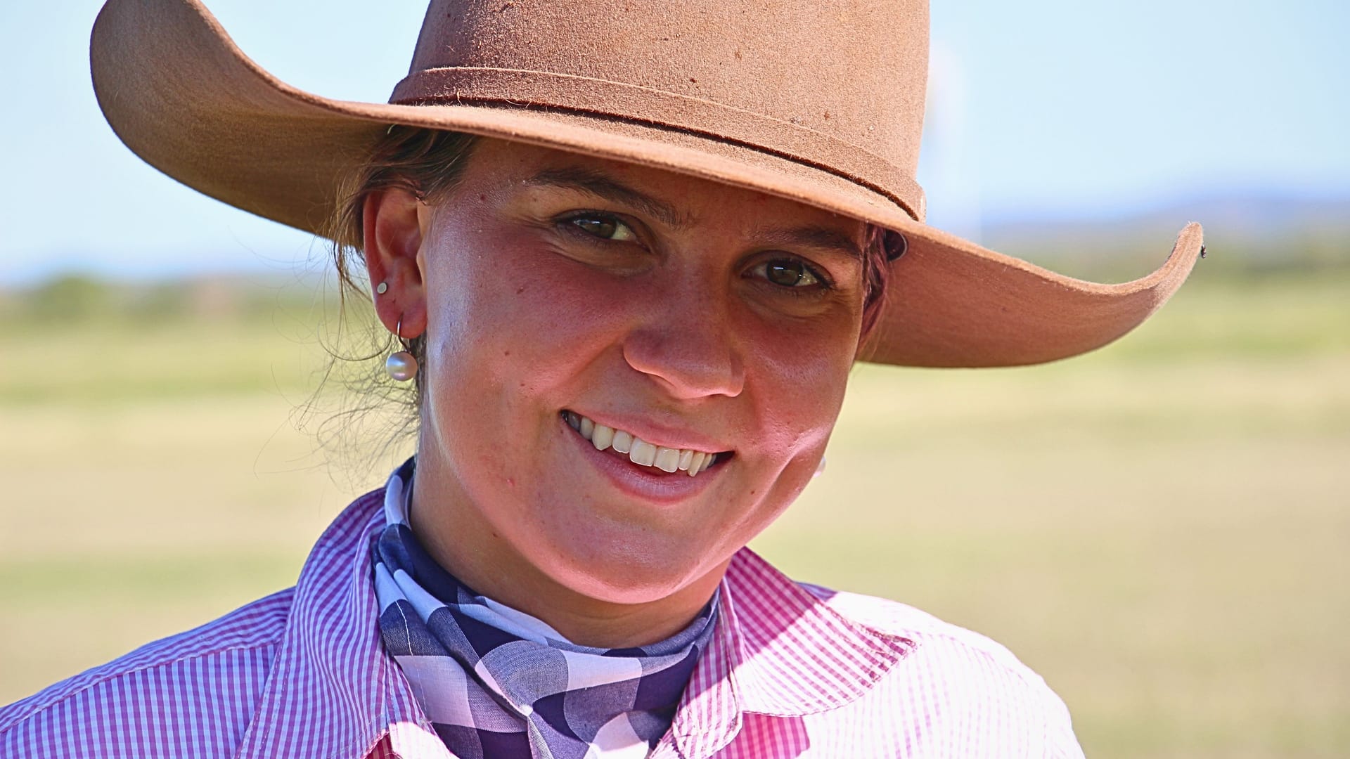 Emily Atkins: Die 19-Jährige arbeitet als Jillaroo im Outback in Australien.