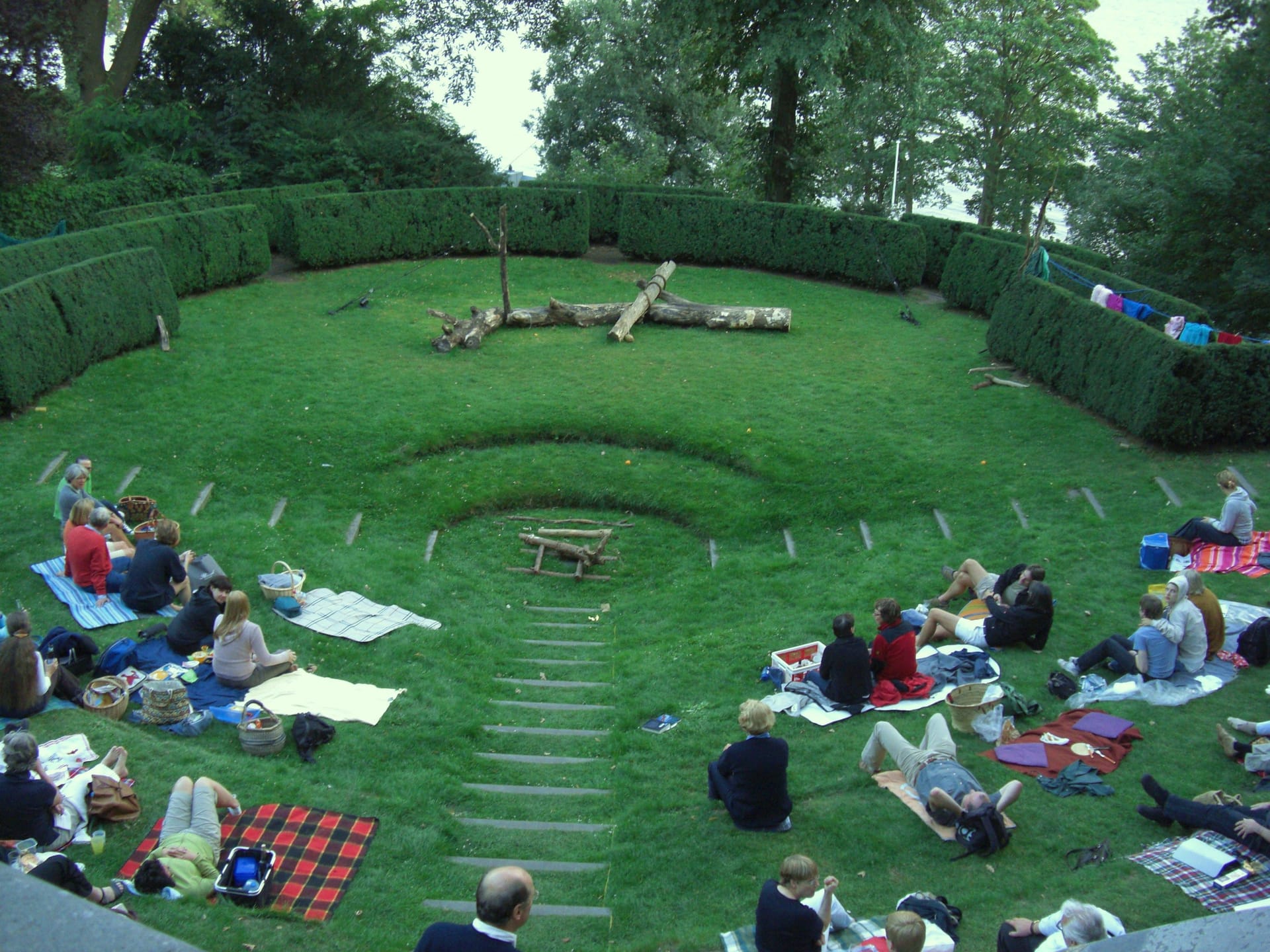 Das Theater im Römischen Garten: Aktuell finden keine Aufführungen statt. Aber ein großes Picknick ist geplant.