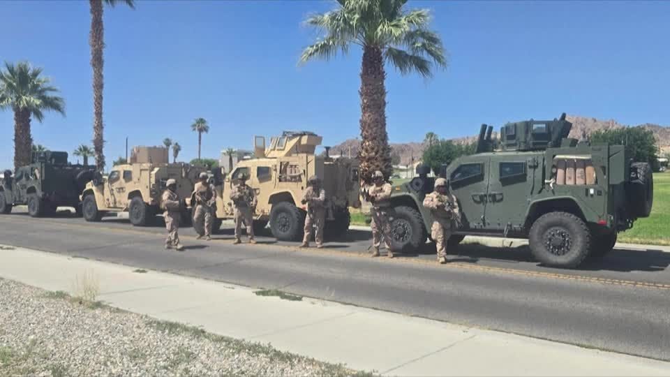 USA-KALIFORNIEN/SOLDATEN