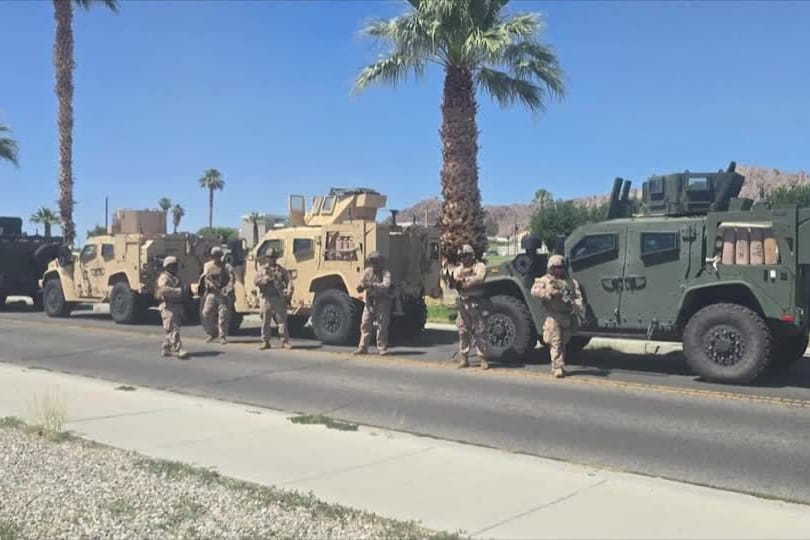 USA-KALIFORNIEN/SOLDATEN