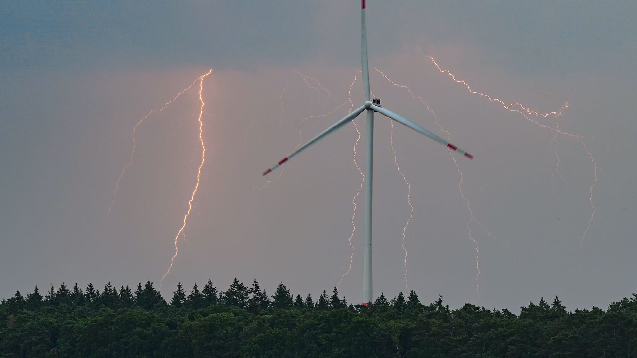 Gewitter über Berlin und Brandenburg