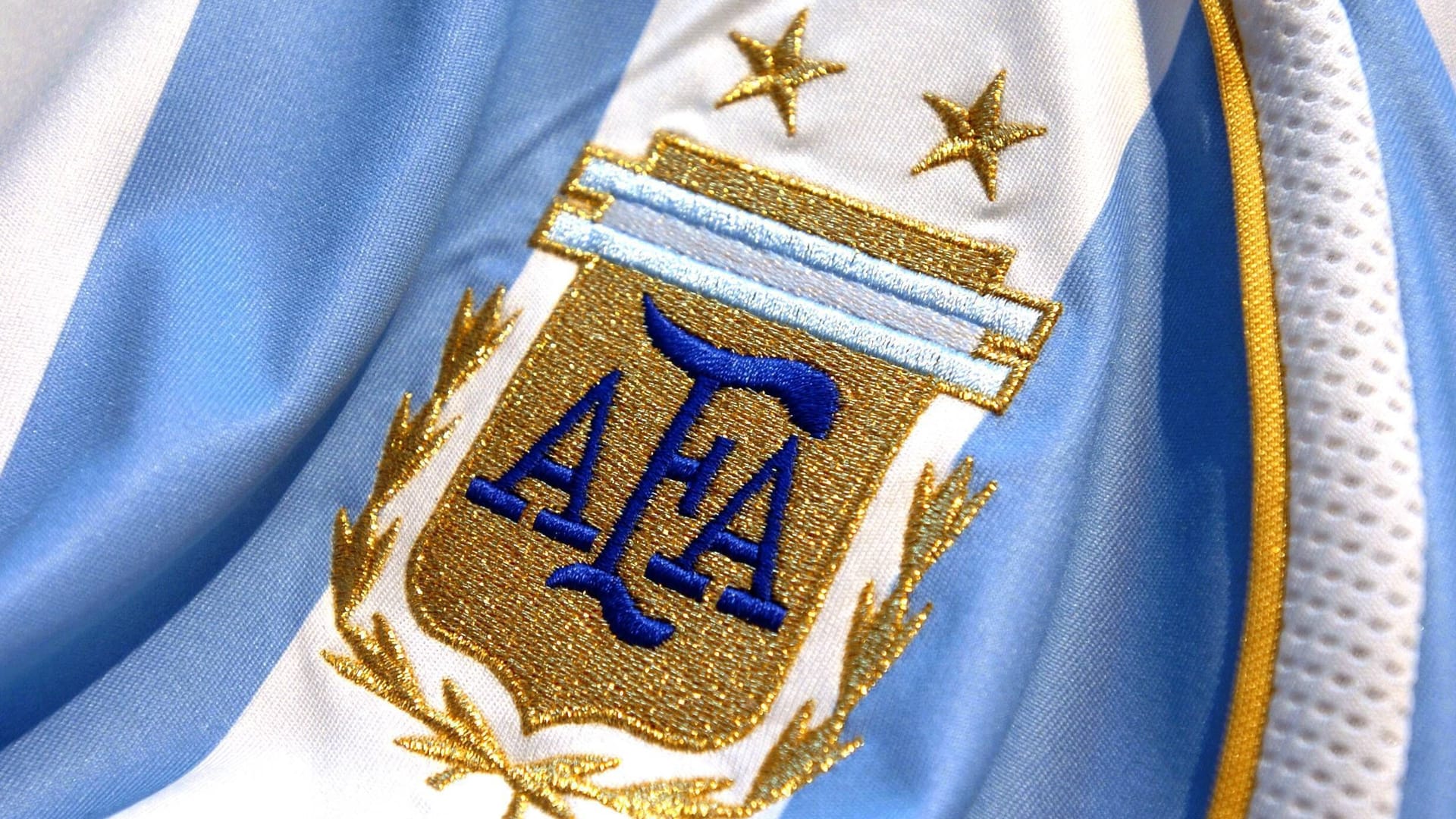 Das Logo des argentinischen Fußballverbands: Die südamerikane Fußballnation ist in Trauer.