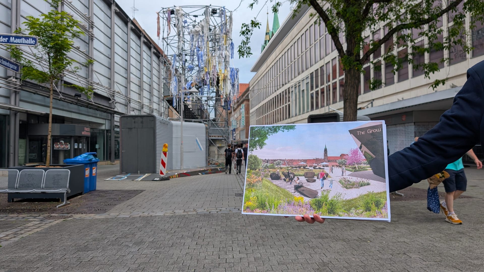 Ein Entwurf der CSU: So stellt sich die Partei die Dachterrasse des neuen Gebäudes vor.