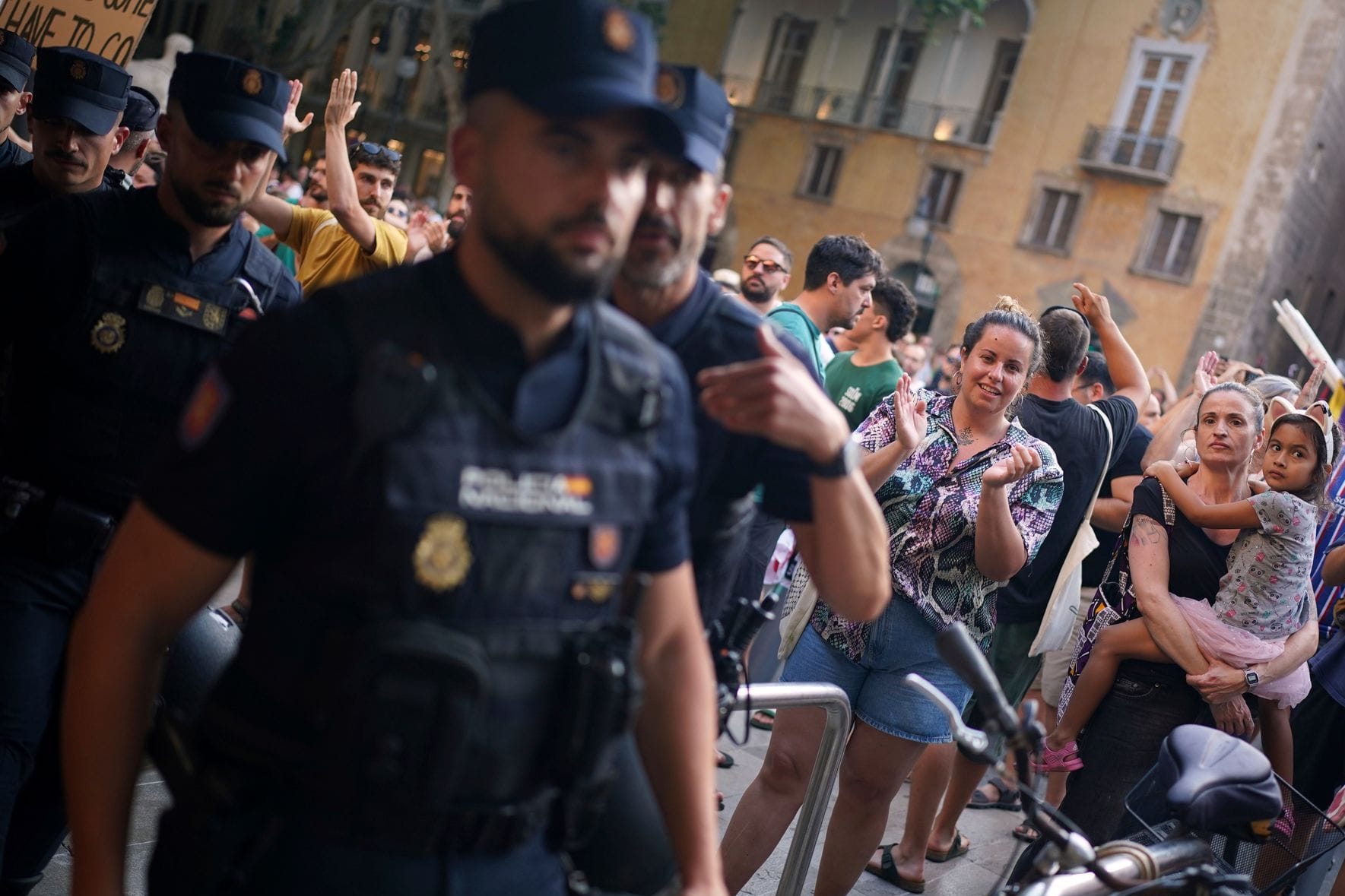 Demonstration auf Mallorca gegen zuviele Touristen