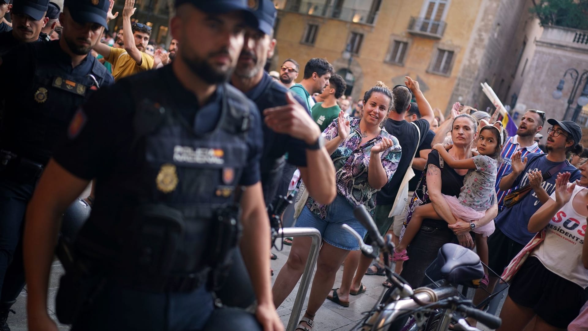 Demonstration auf Mallorca gegen zuviele Touristen