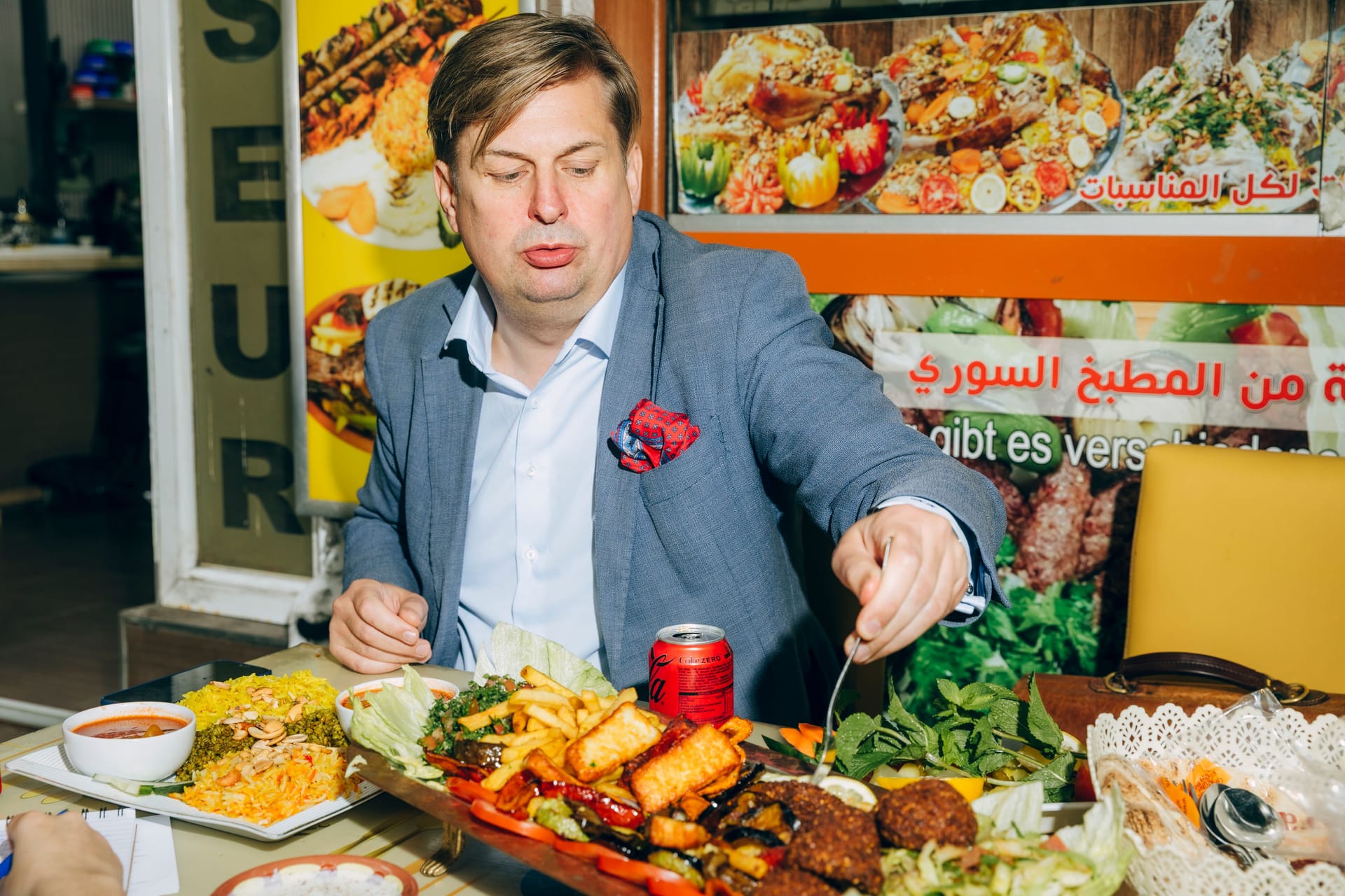 Einmal arabischer Vorspeisenteller: Krah in Neukölln.