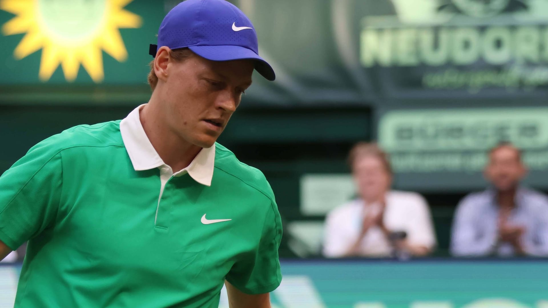 Jannik Sinner: Der Italiener hat auf Rasen noch keine Topform erreicht.