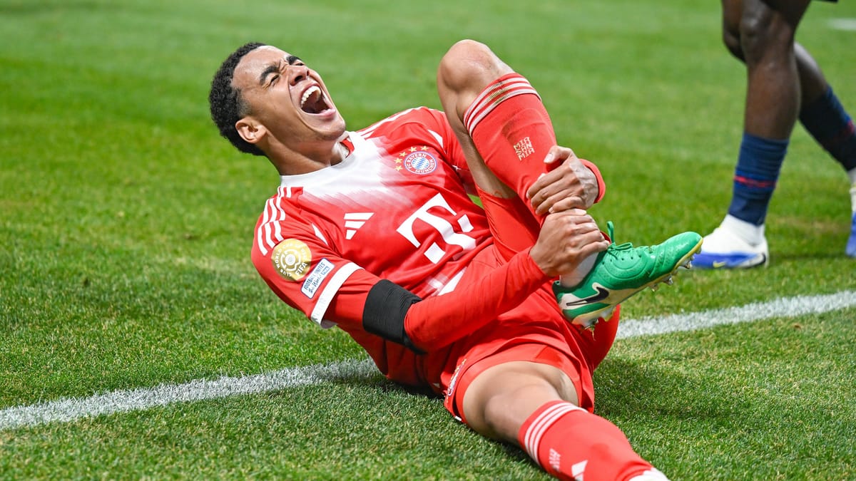FC Bayern: So schwer hat es Jamal Musiala beim Spiel gegen PSG erwischt