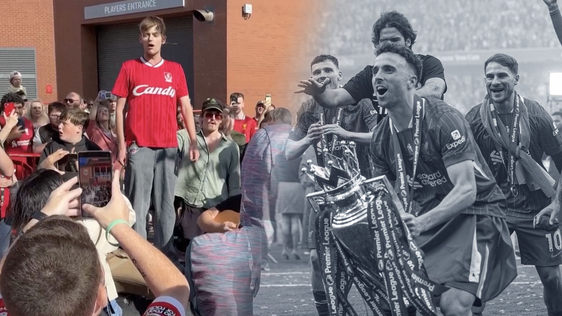 Liverpool-Fans trauern um Stürmer Diogo Jota.