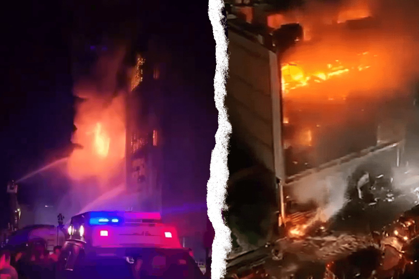 Großbrand in einem Einkaufszentrum in der ostirakischen Stadt al-Kut Großbrand in einem Einkaufszentrum in der ostirakischen Stadt al-Kut