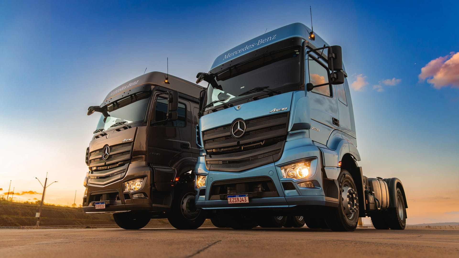King of the Road: Der Mercedes Axor soll die Lücke zwischen Atego und Actros schließen – zunächst in Brasilien.