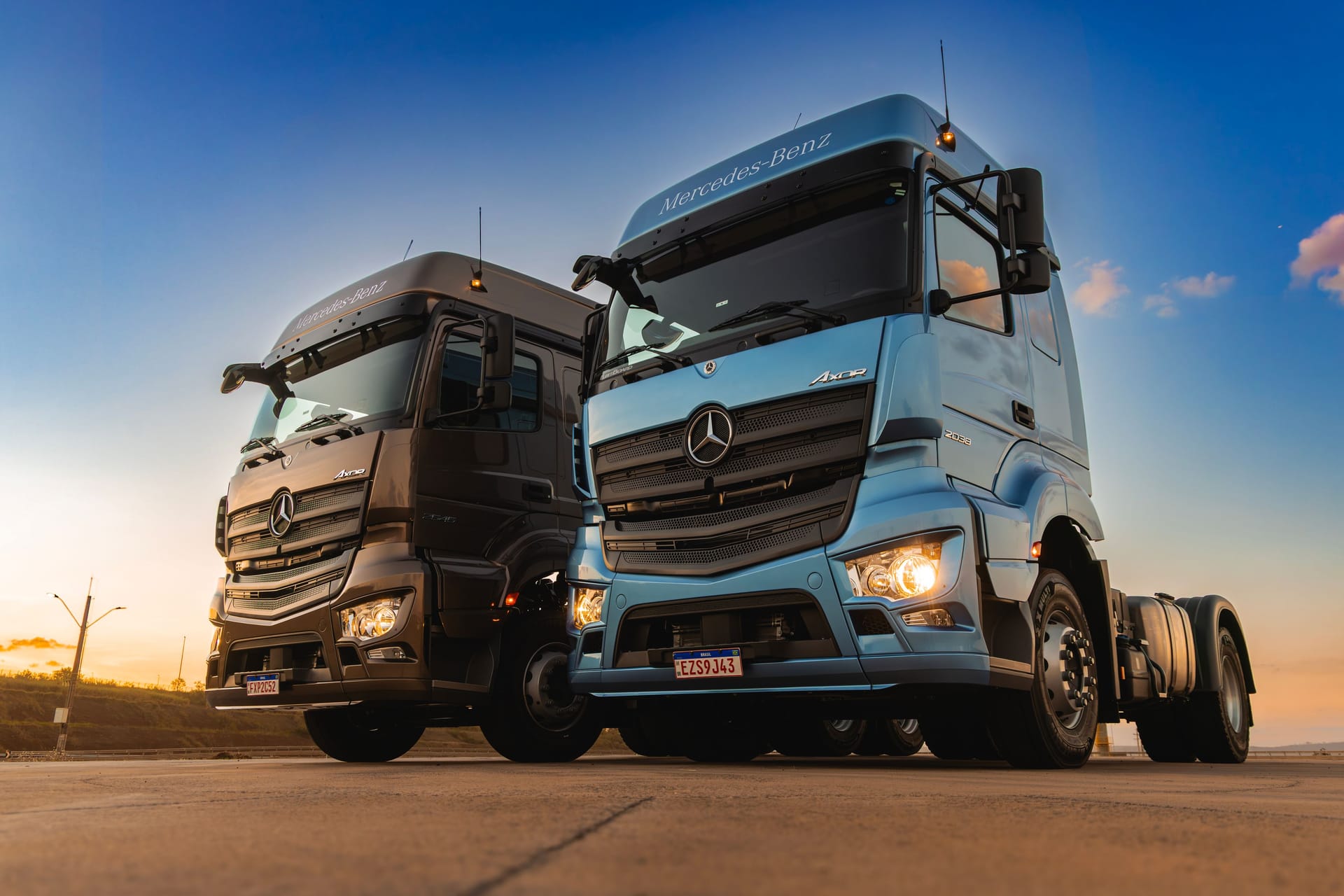 King of the Road: Der Mercedes Axor soll die Lücke zwischen Atego und Actros schließen – zunächst in Brasilien.